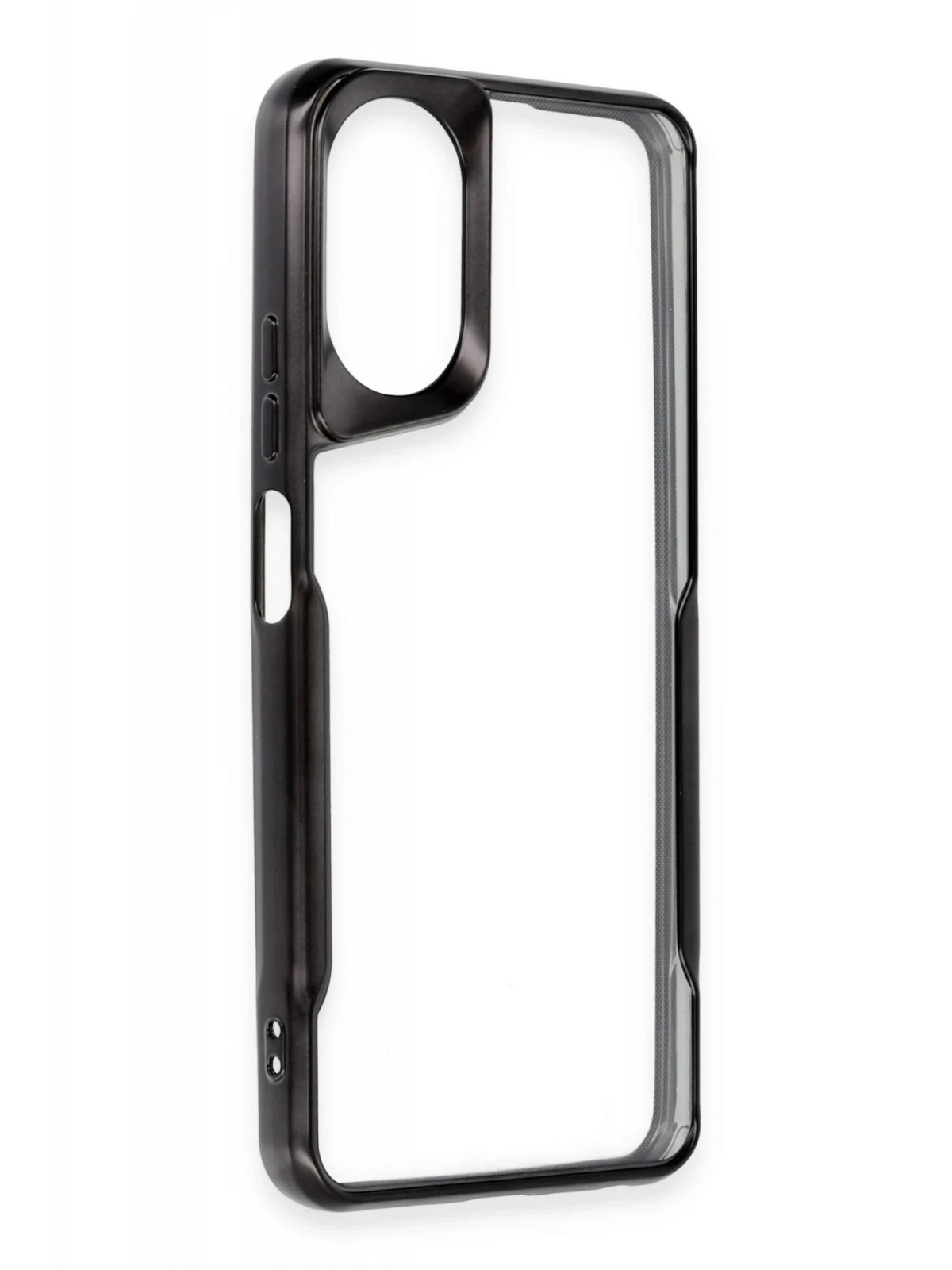 Newface Oppo A38 Kılıf Boyi Silikon Kapak - Siyah
