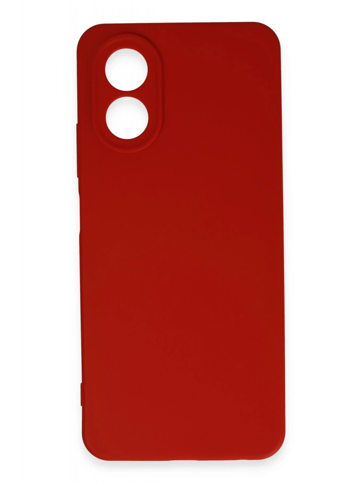 Newface Oppo A38 Kılıf First Silikon - Kırmızı