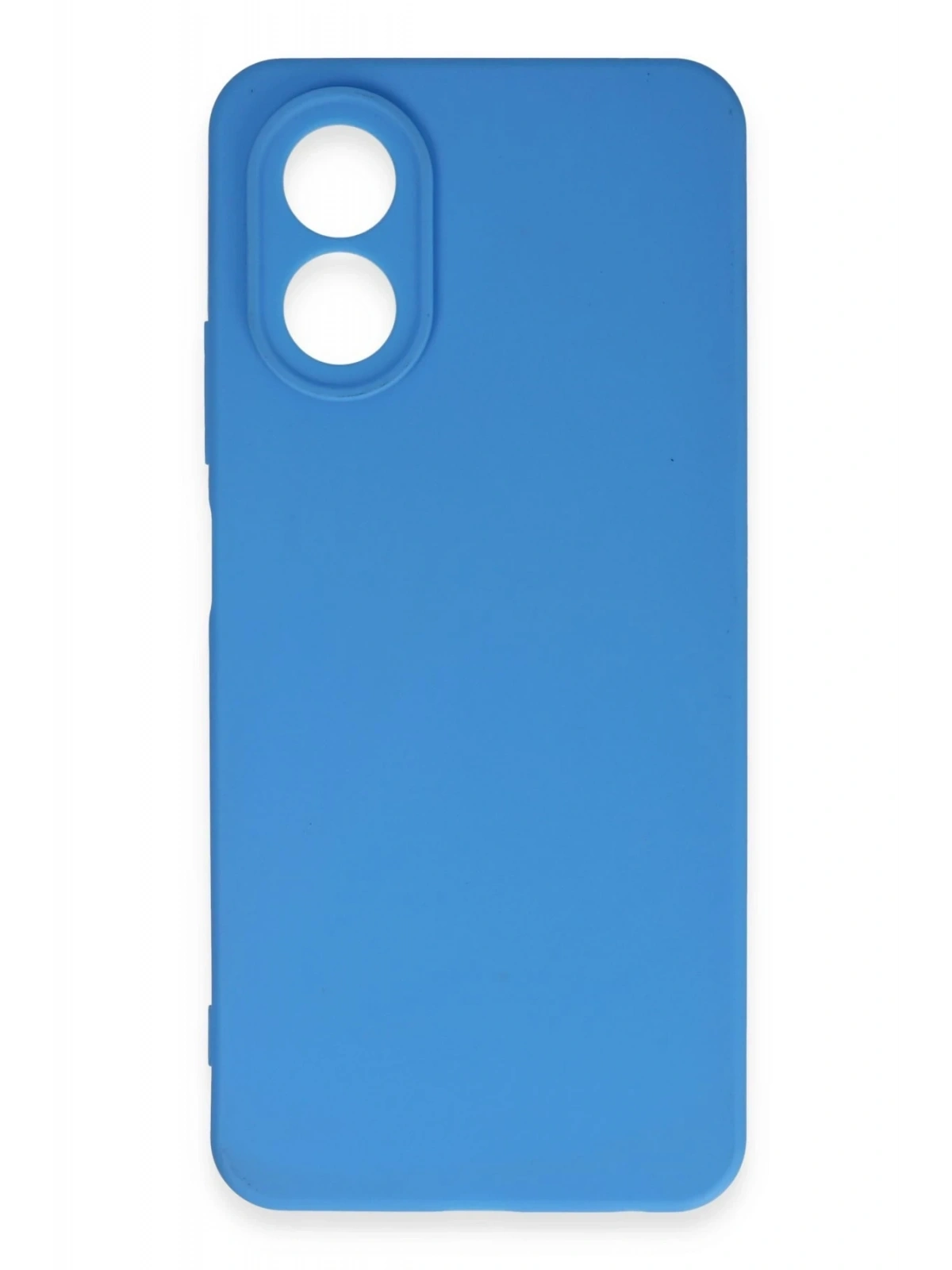 Newface Oppo A38 Kılıf First Silikon - Mavi