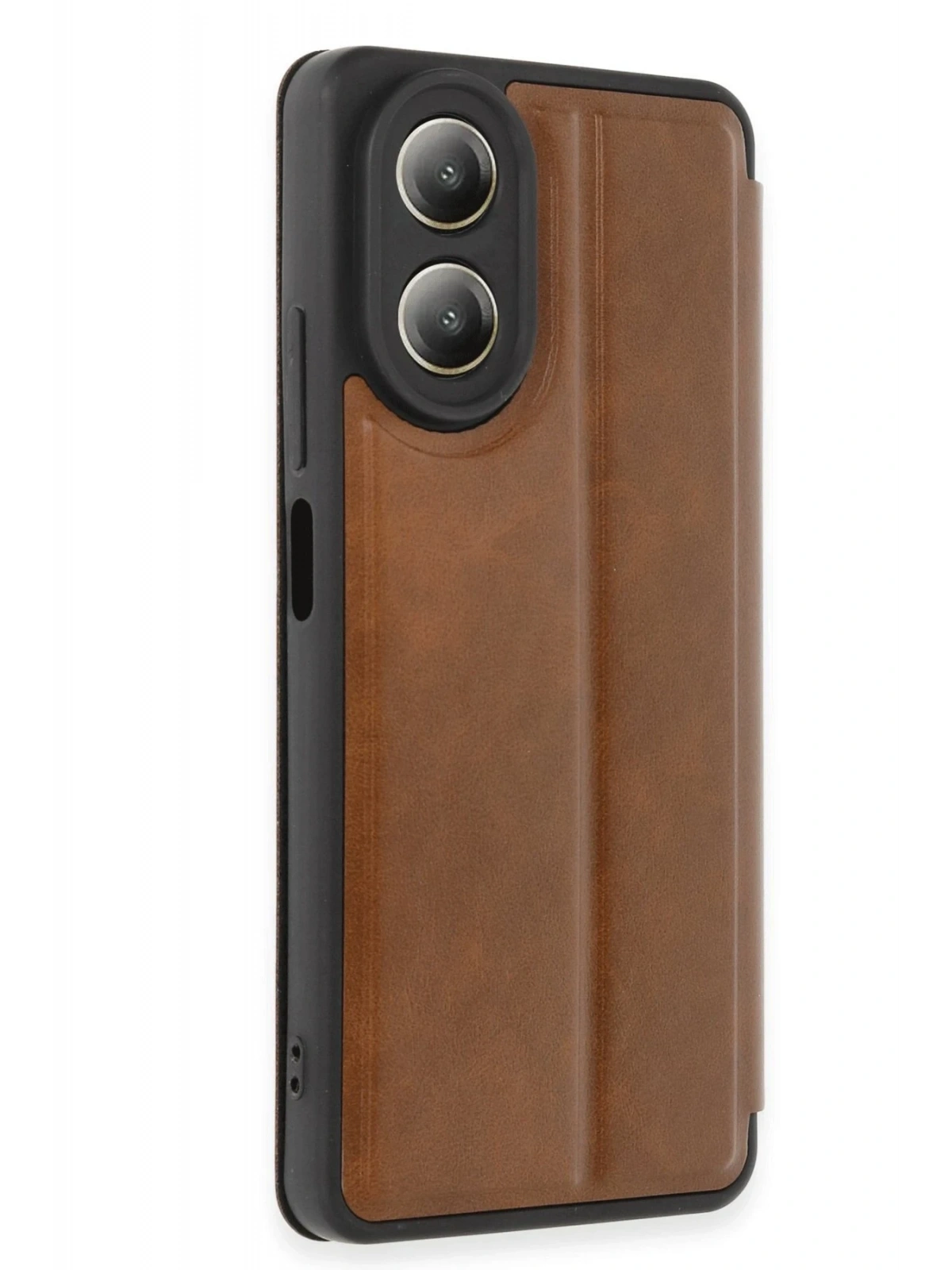 Newface Oppo A38 Kılıf Flip Cover - Taba