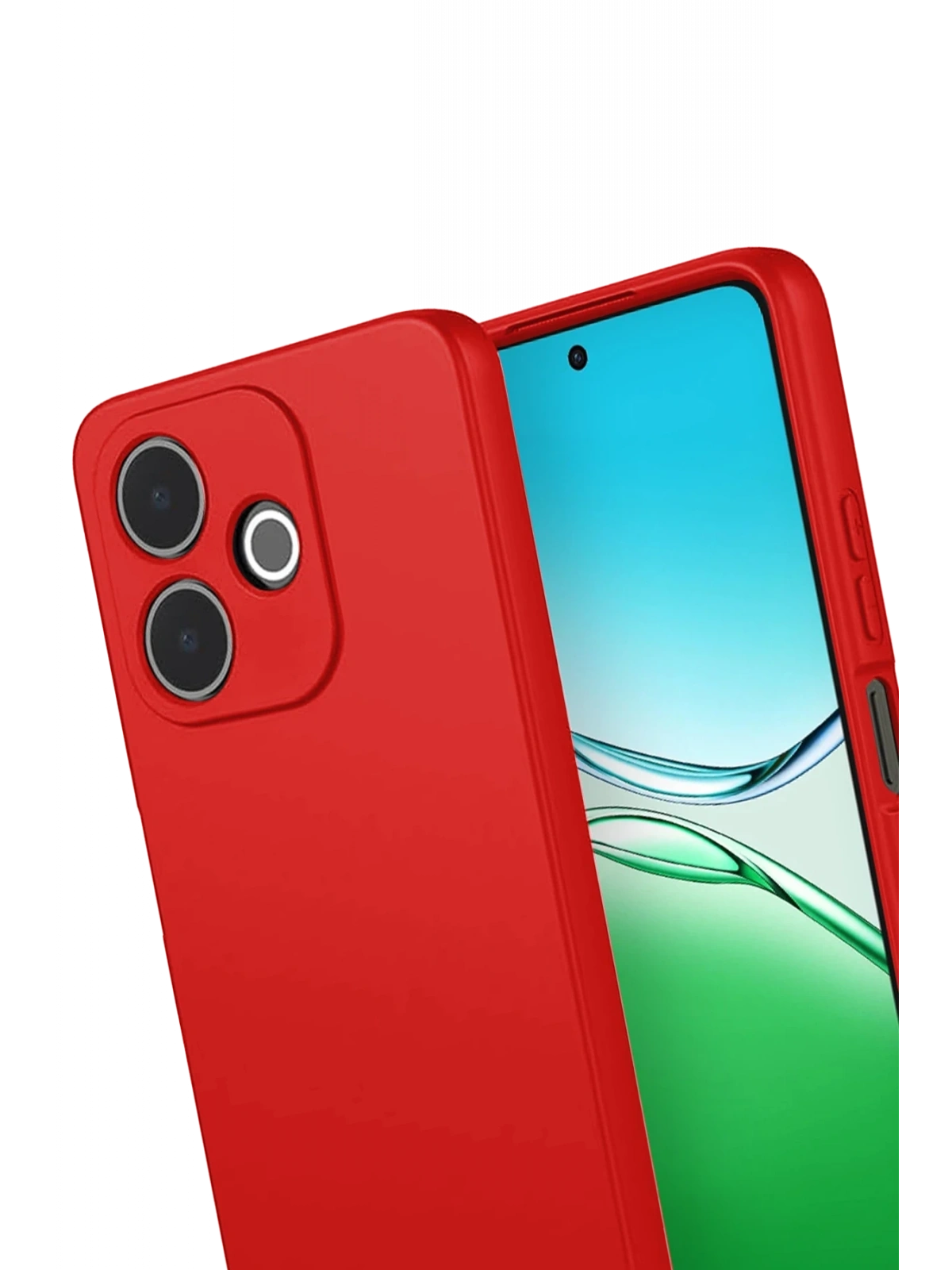 Newface Oppo A5 Pro 4G First Silikon - Kırmızı