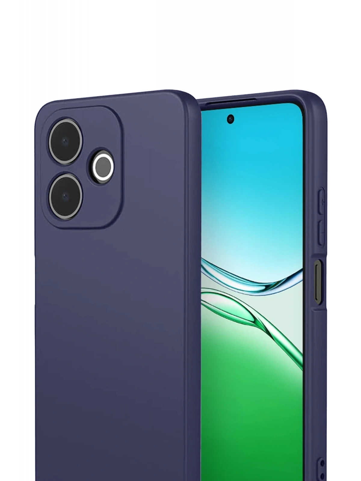 Newface Oppo A5 Pro 4G First Silikon - Lacivert