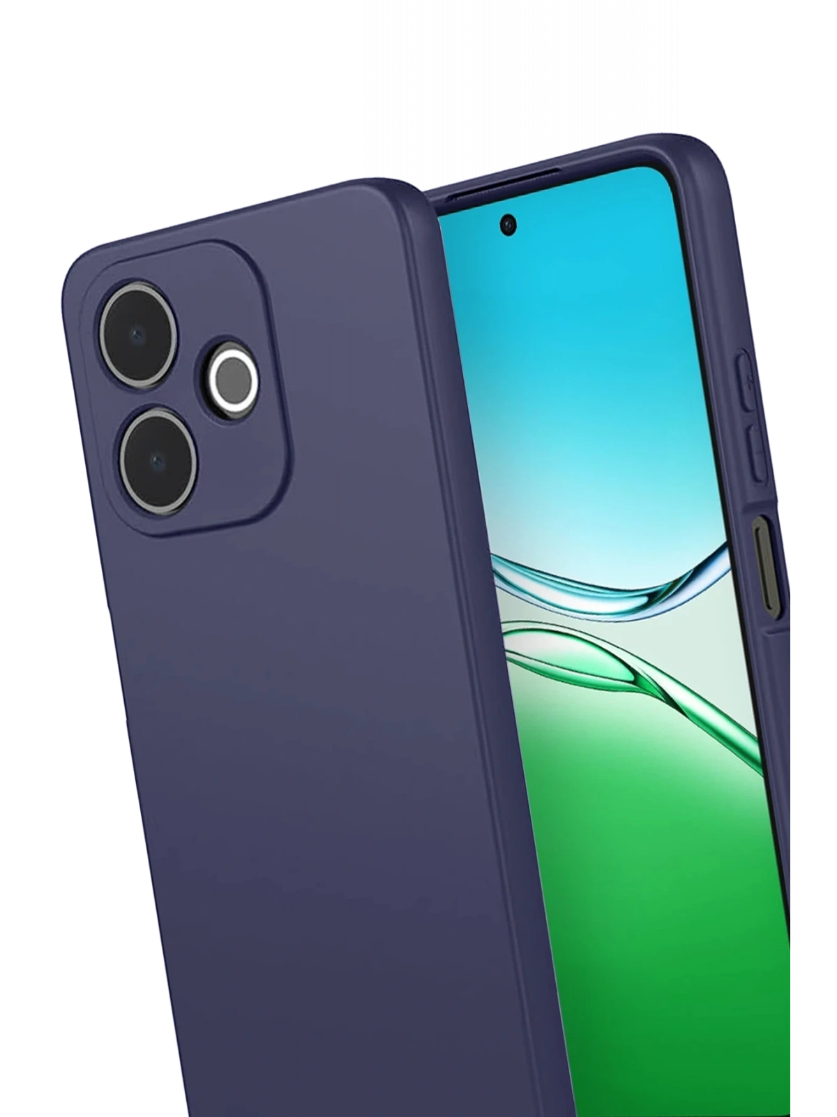 Newface Oppo A5 Pro 4G First Silikon - Lacivert