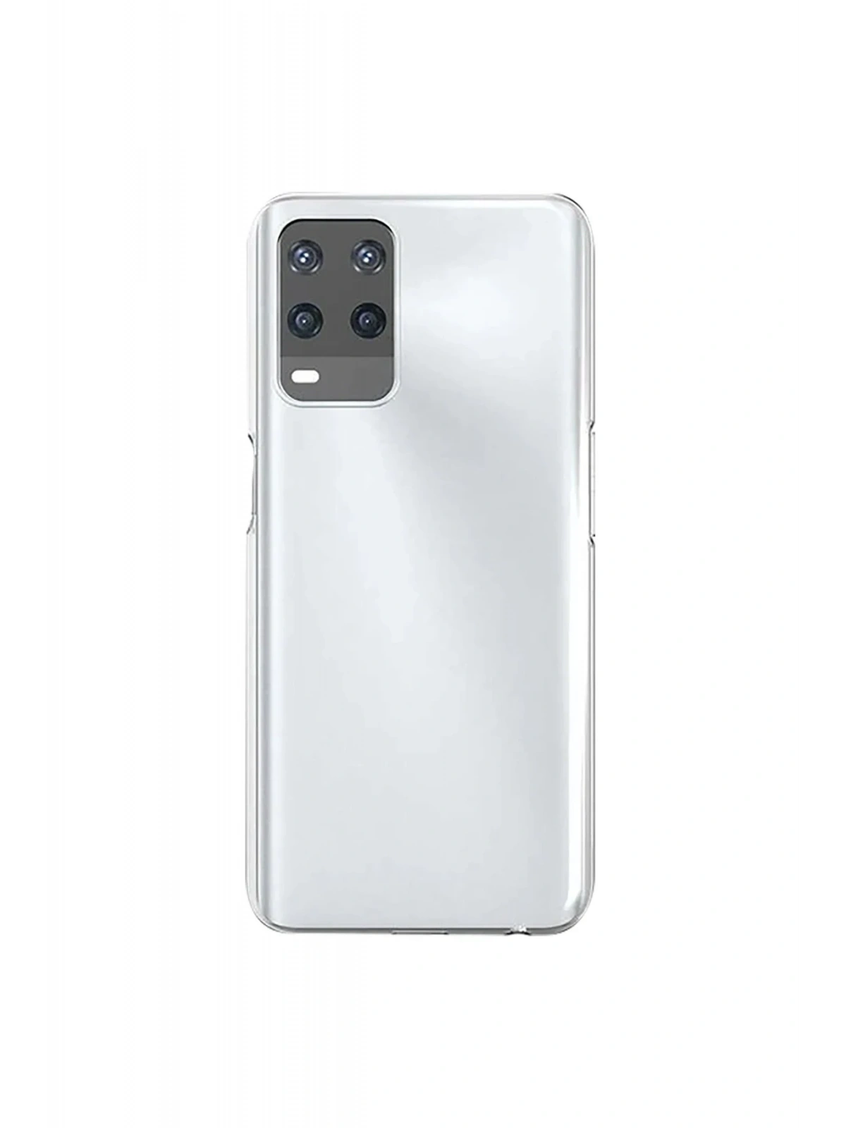 Newface Oppo A54 4G Kılıf Lüx Şeffaf Silikon
