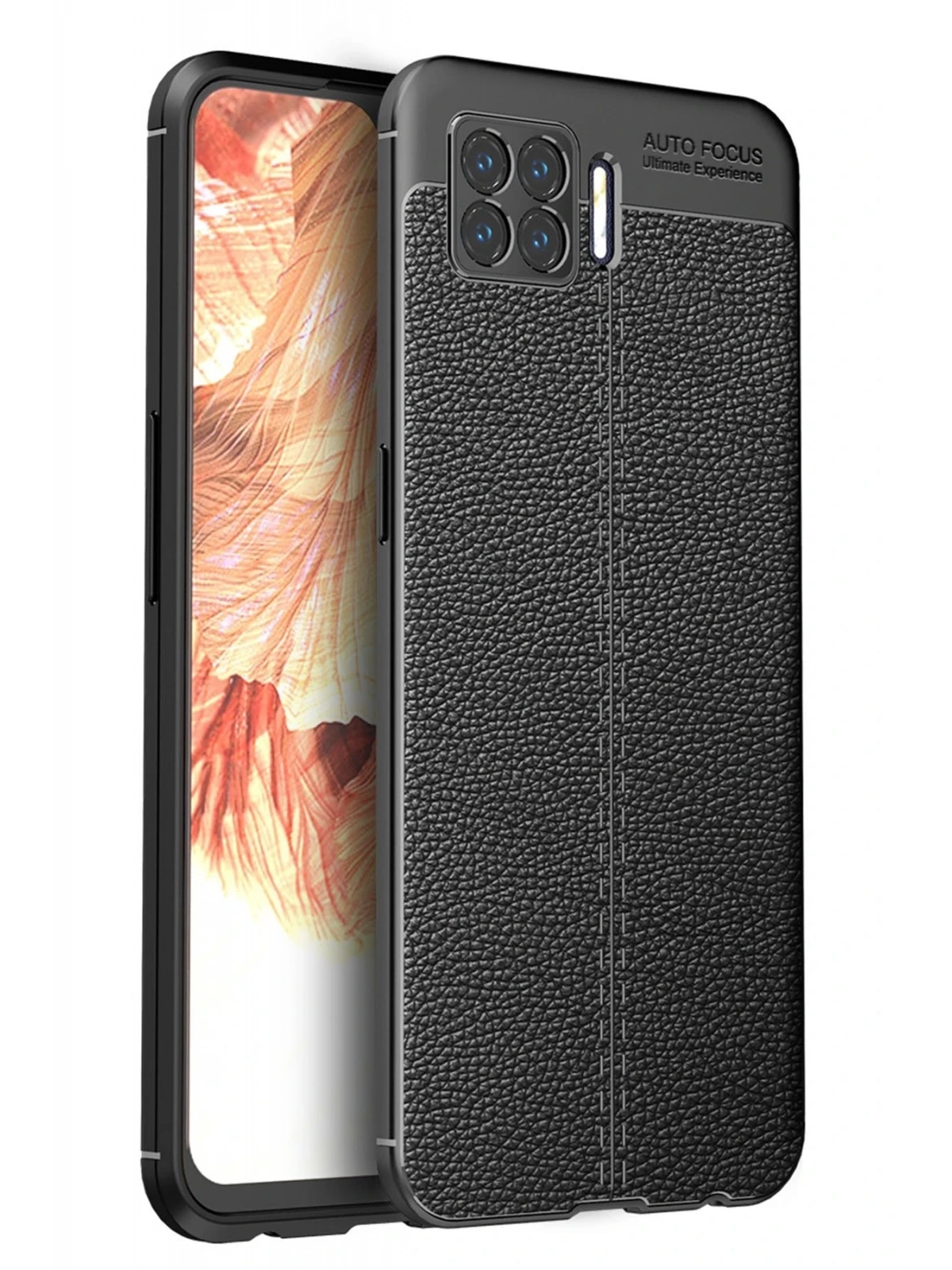 Newface Oppo A73 Kılıf Auto Focus Kapak - Siyah