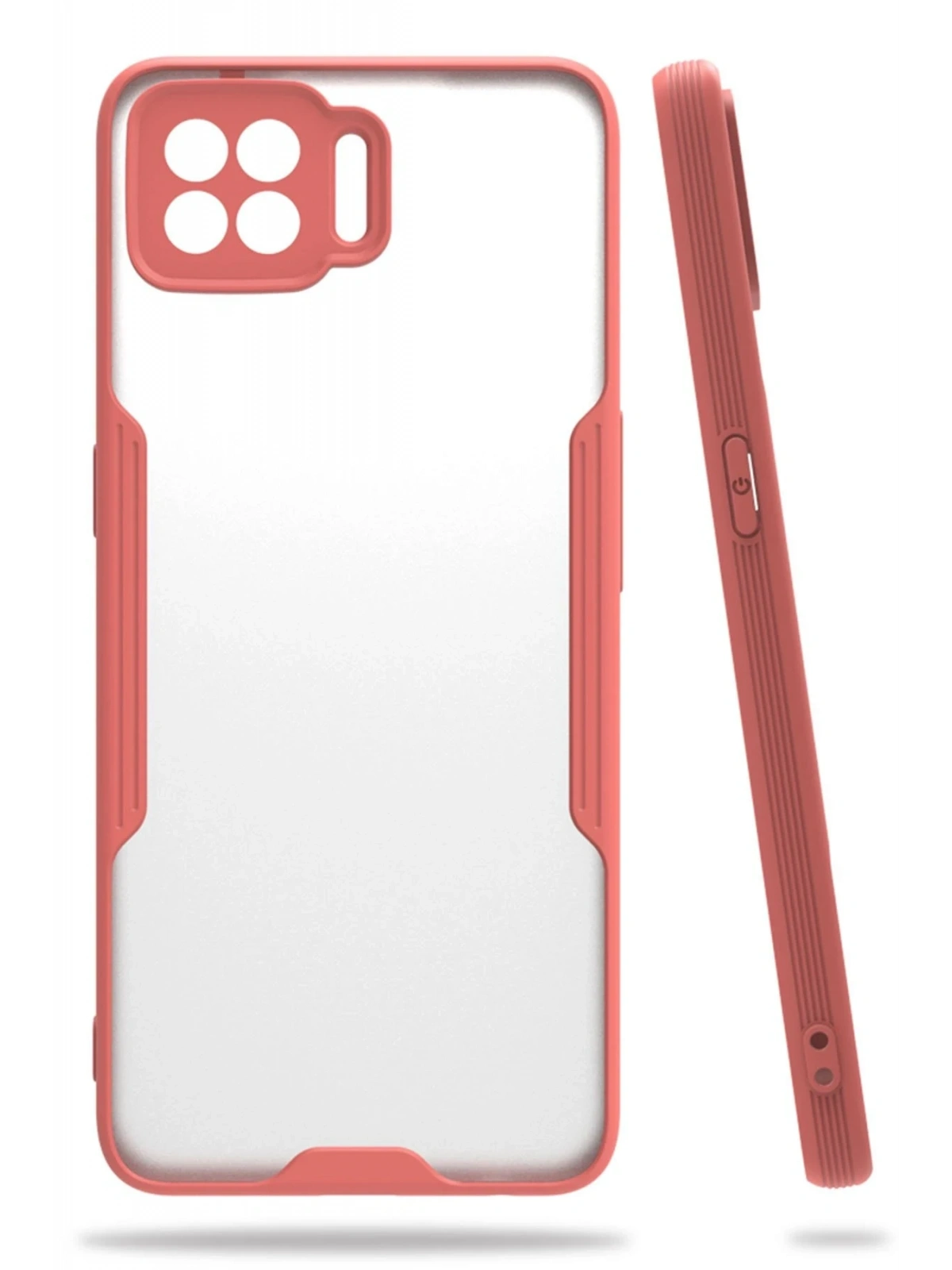 Newface Oppo A73 Kılıf Platin Silikon - Pembe