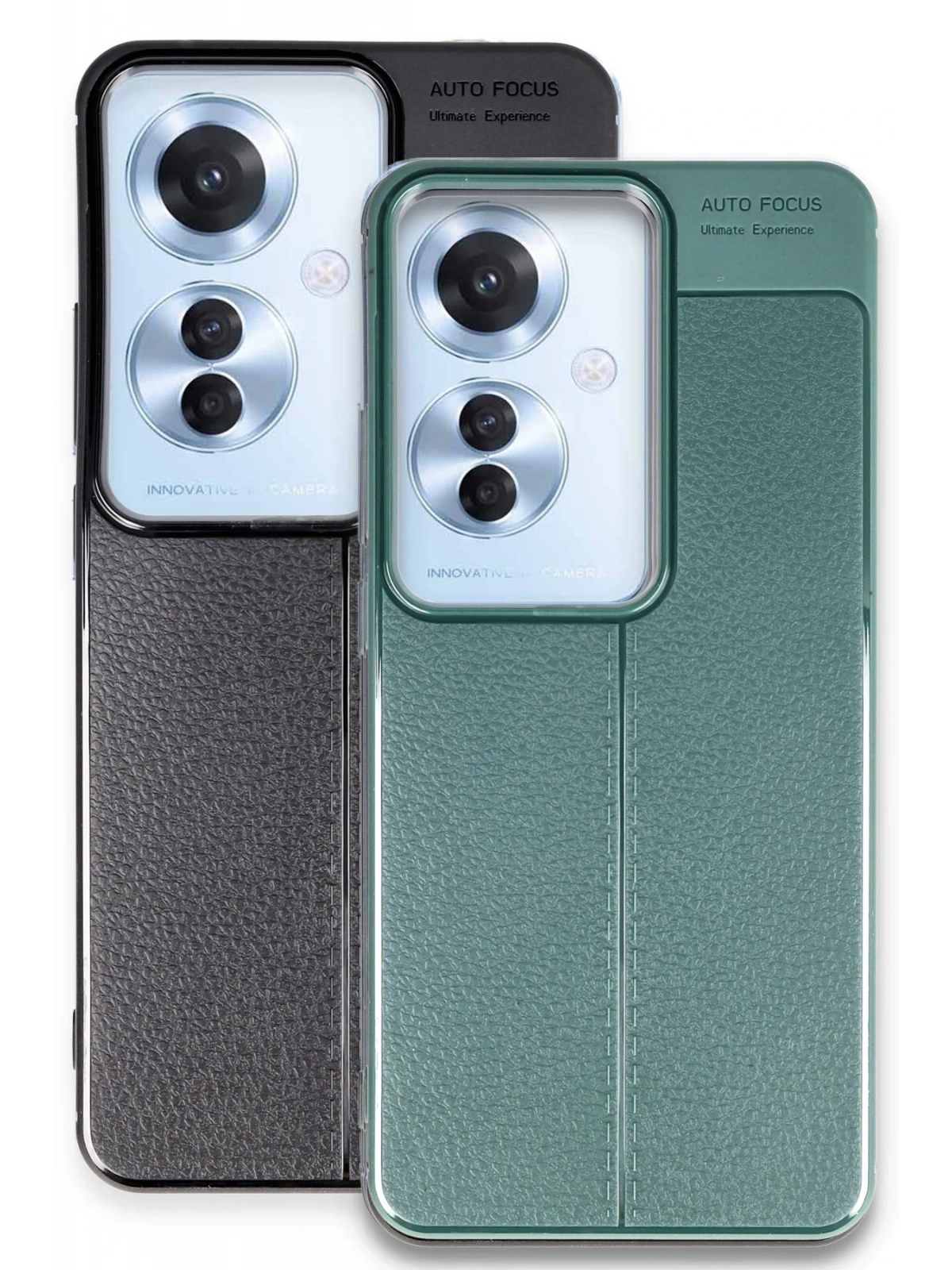 Newface Oppo Reno 11F Kılıf Auto Focus Kapak - Siyah
