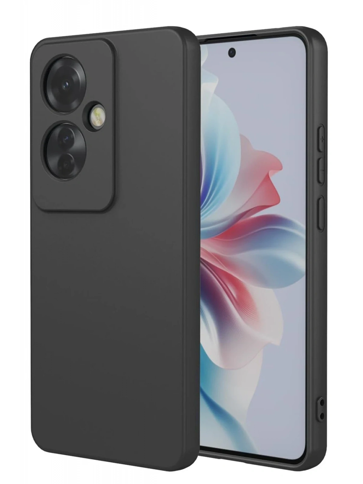 Newface Oppo Reno 11F Kılıf First Silikon - Siyah