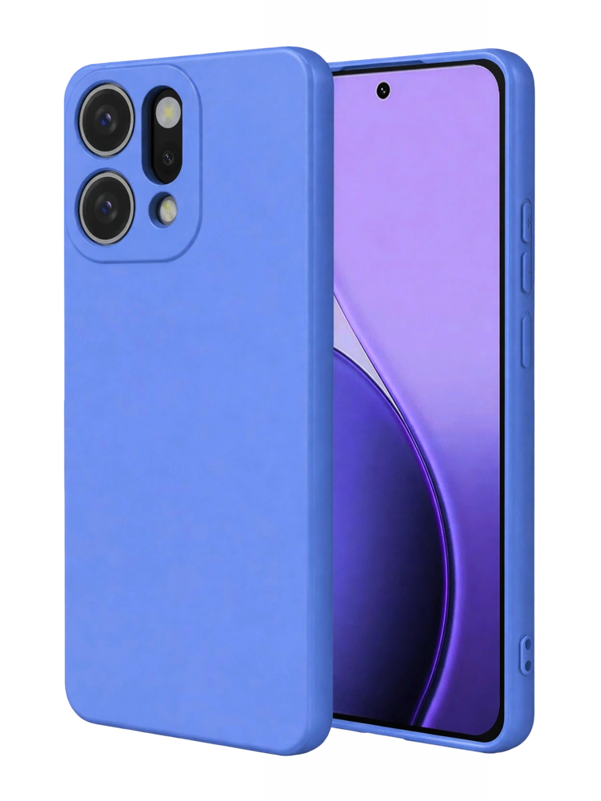 Newface Oppo Reno 14 First Silikon - Mavi