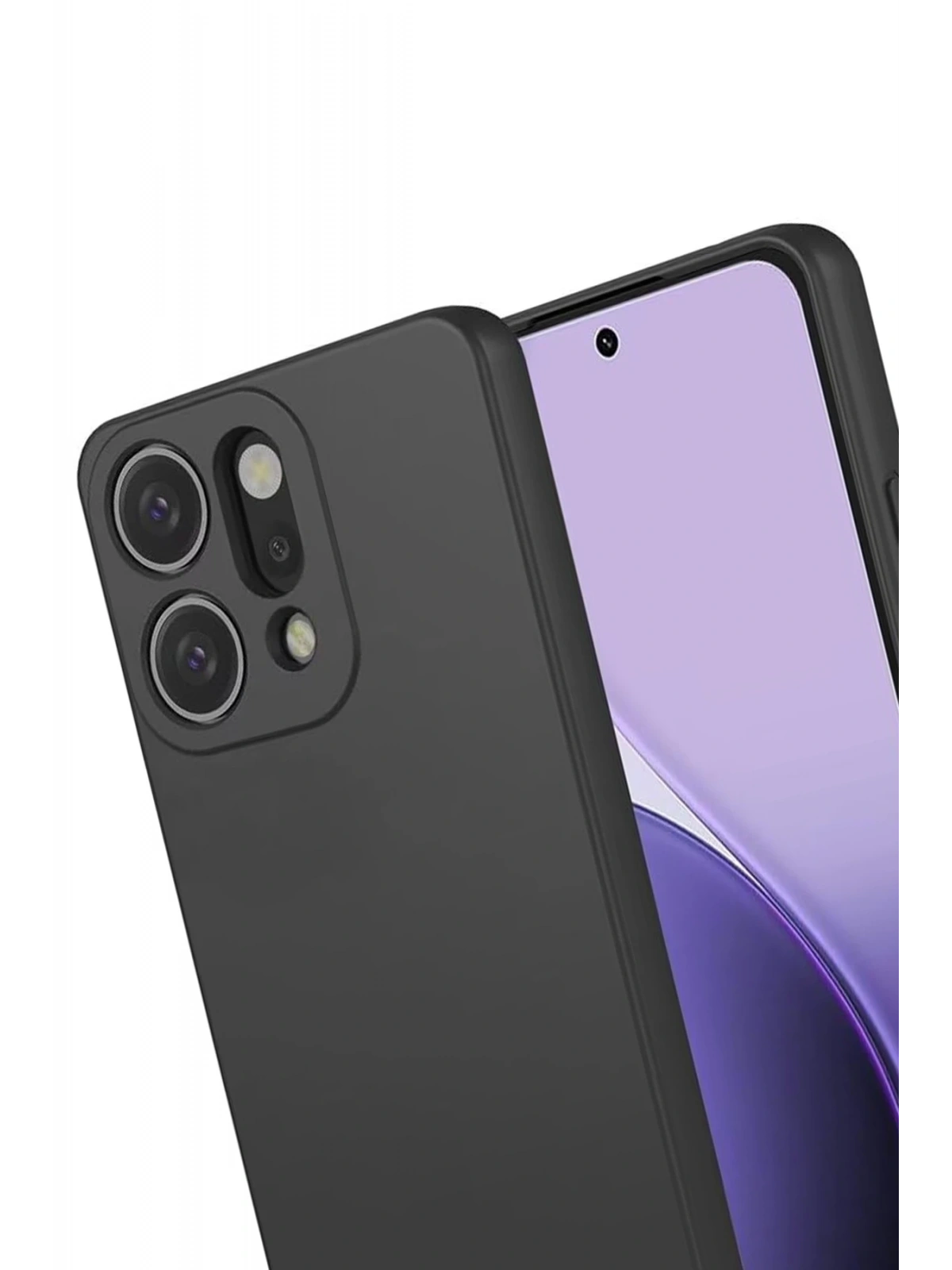 Newface Oppo Reno 14 First Silikon - Siyah