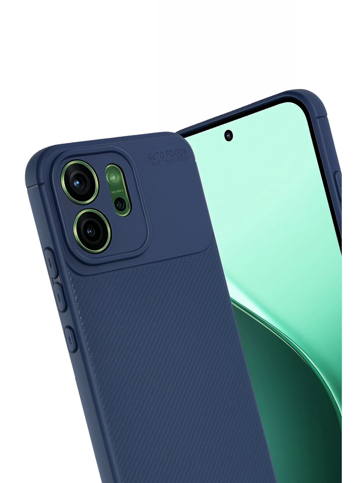 Newface Oppo Reno 14F Auto Focus Karbon Kapak - Lacivert