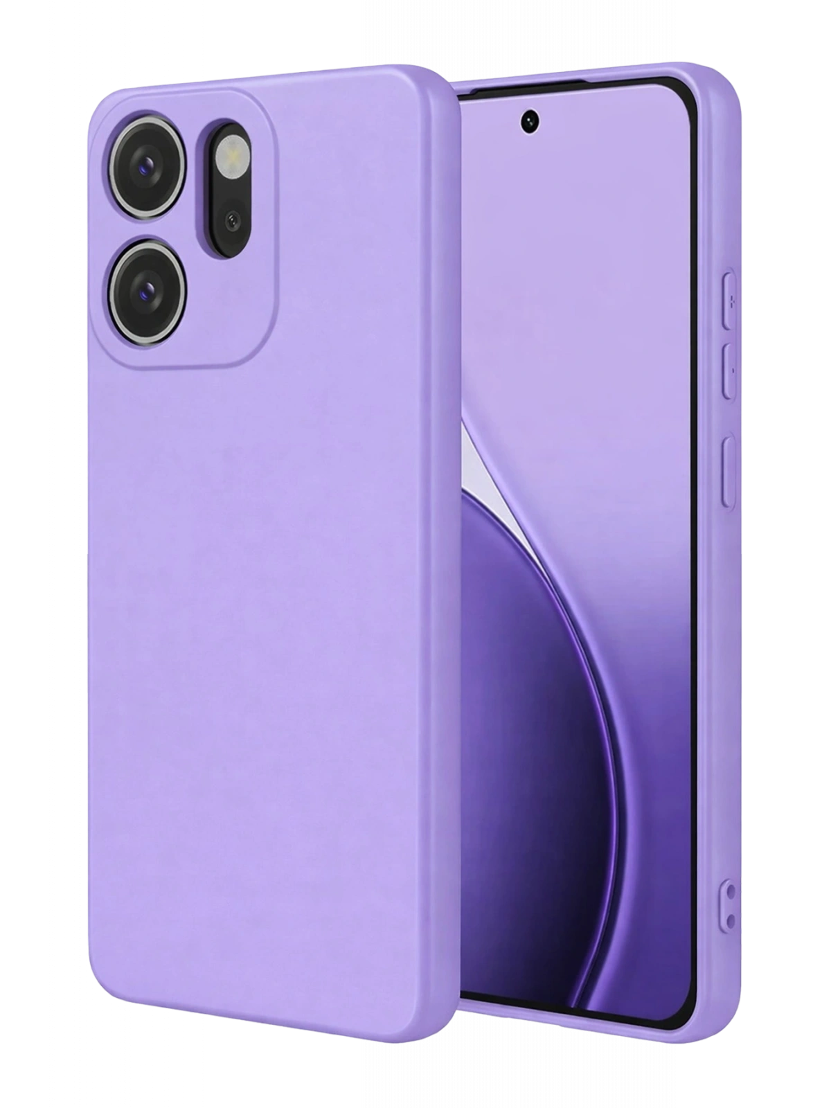 Newface Oppo Reno 14F First Silikon - Lila