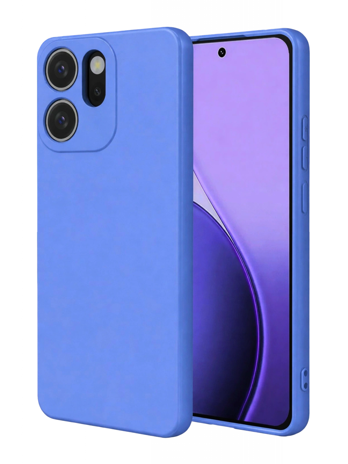 Newface Oppo Reno 14F First Silikon - Mavi