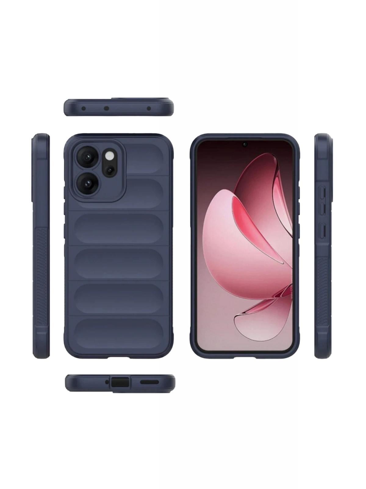 Newface Oppo Reno 14F Optimum Silikon - Lacivert