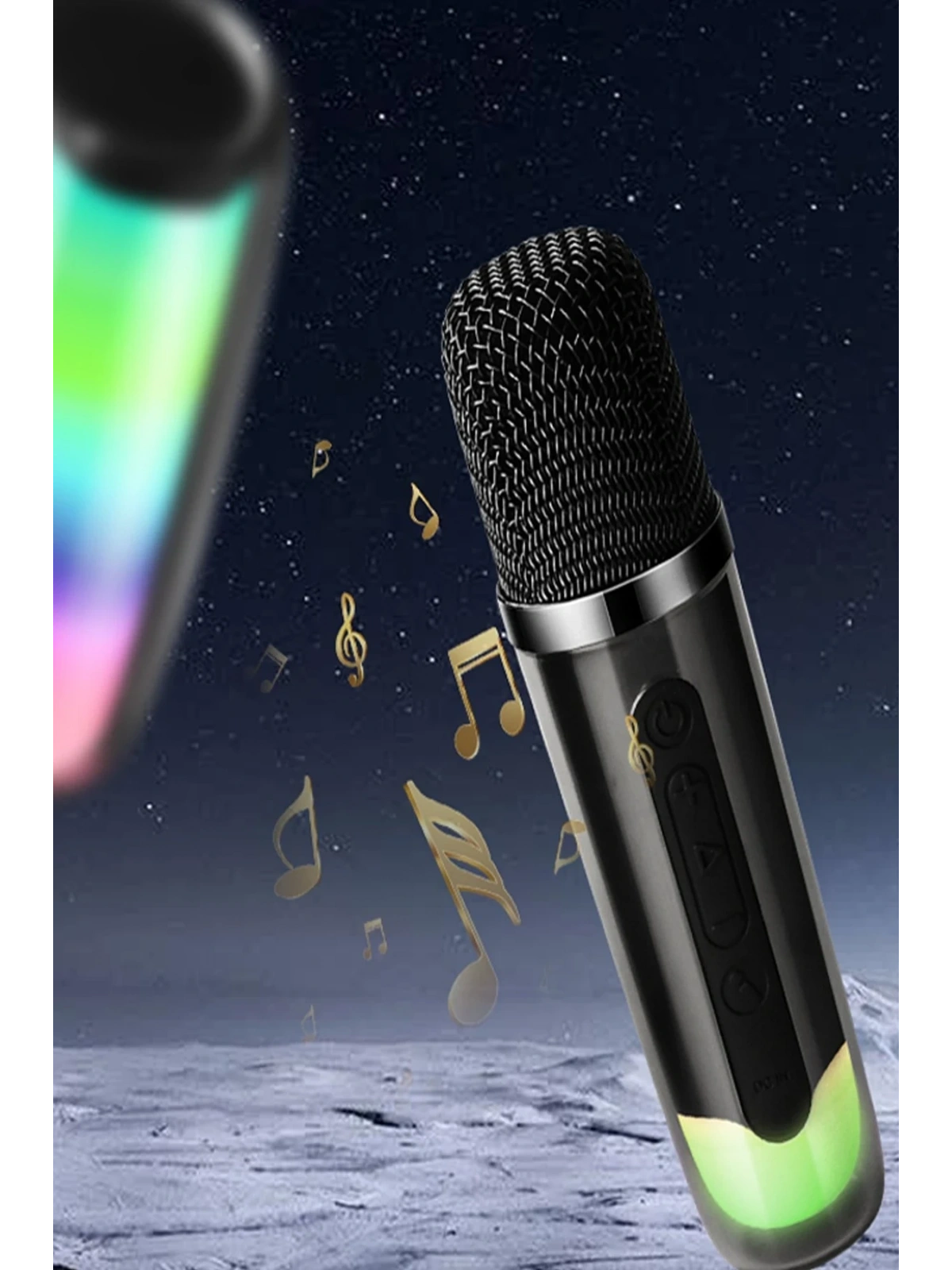 Newface Pluse 7 Mikrofonlu RGB Kablosuz Hoparlör - Beyaz