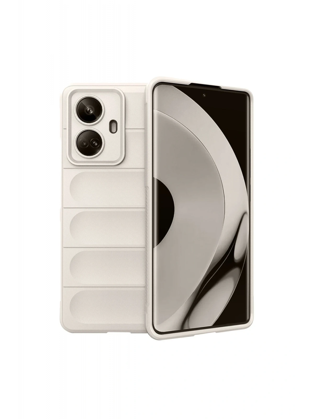 Newface Realme 10 Pro 5G Kılıf Optimum Silikon - Krem
