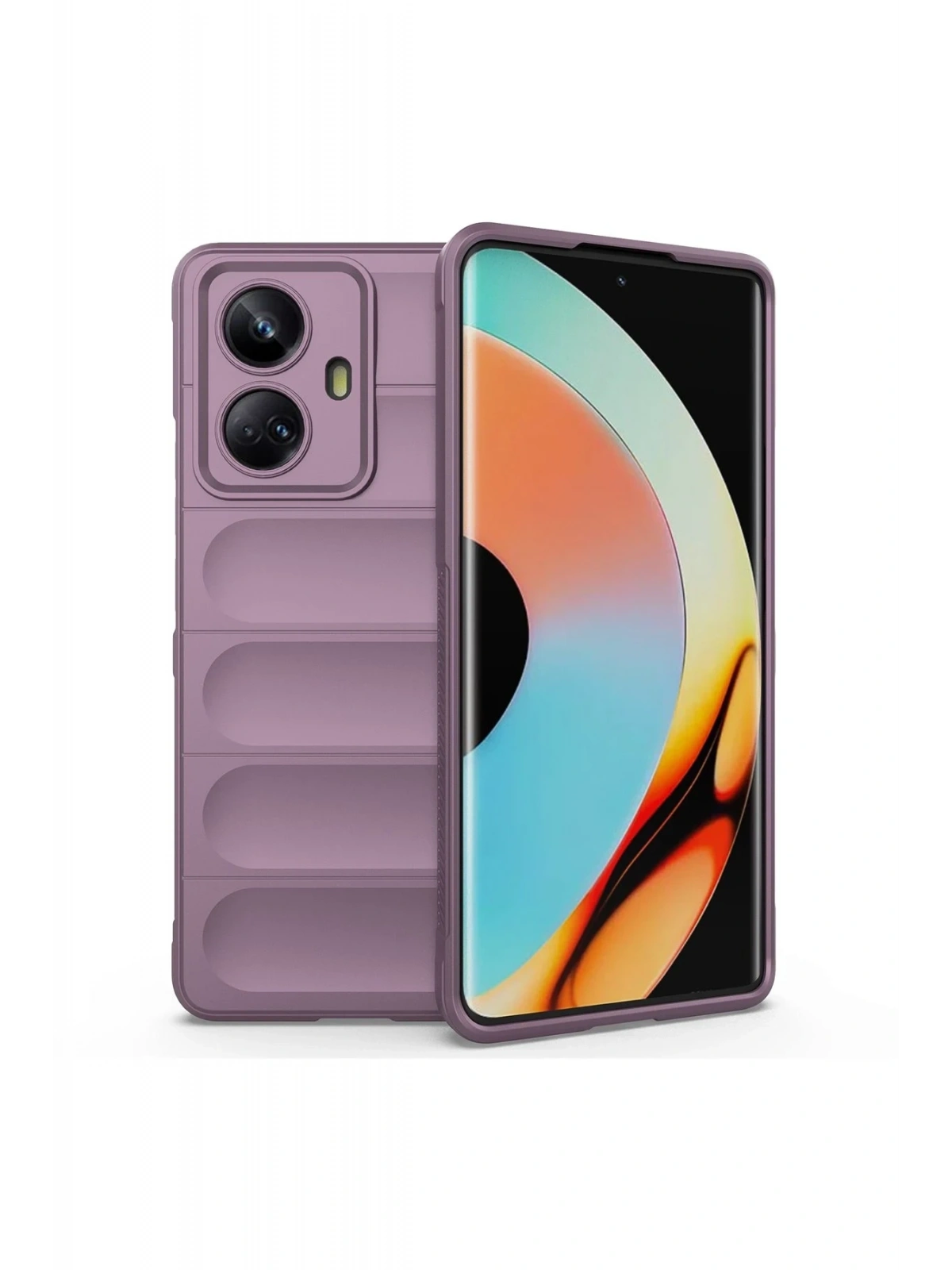 Newface Realme 10 Pro 5G Kılıf Optimum Silikon - Mor