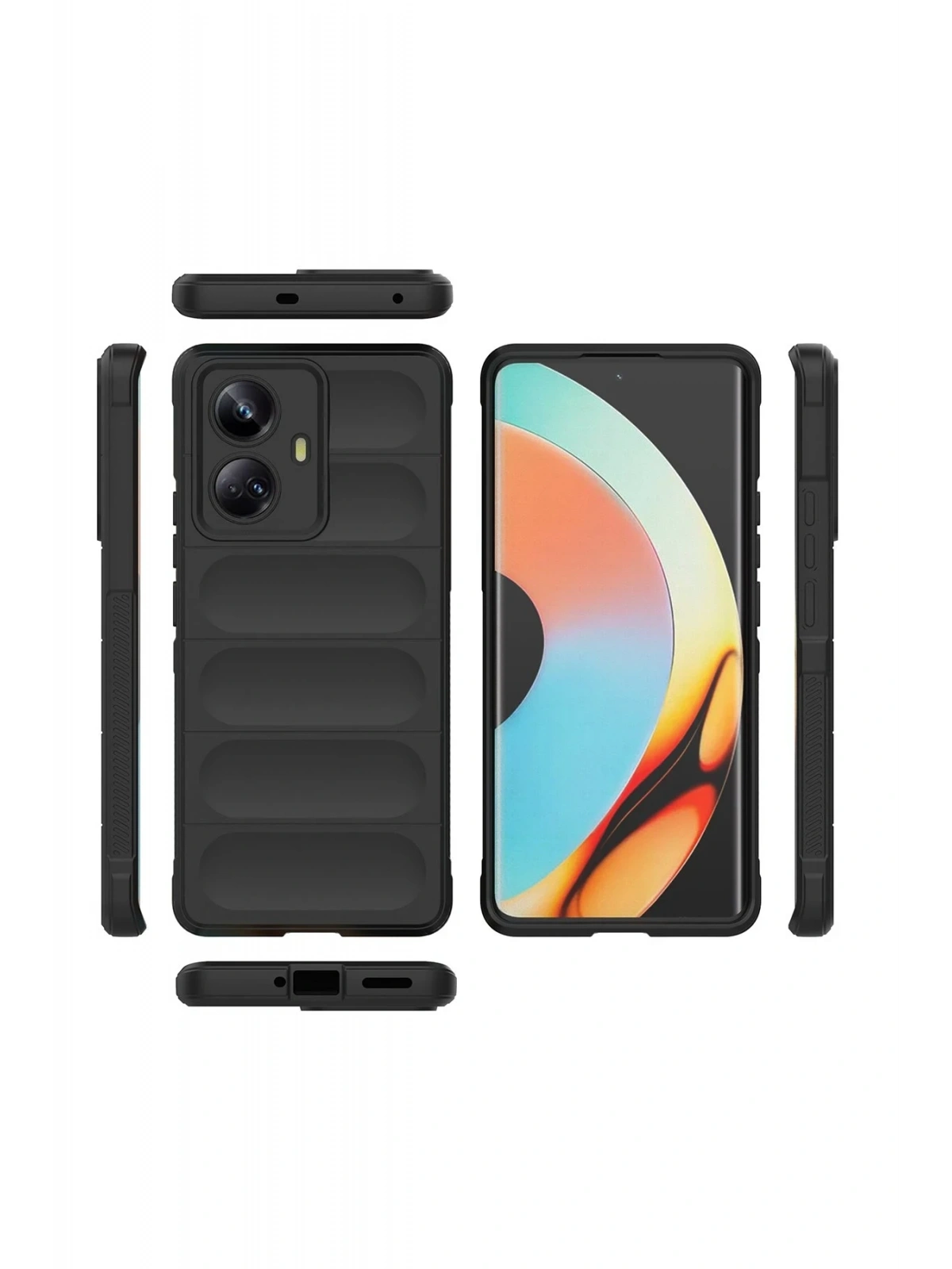 Newface Realme 10 Pro 5G Kılıf Optimum Silikon - Mor