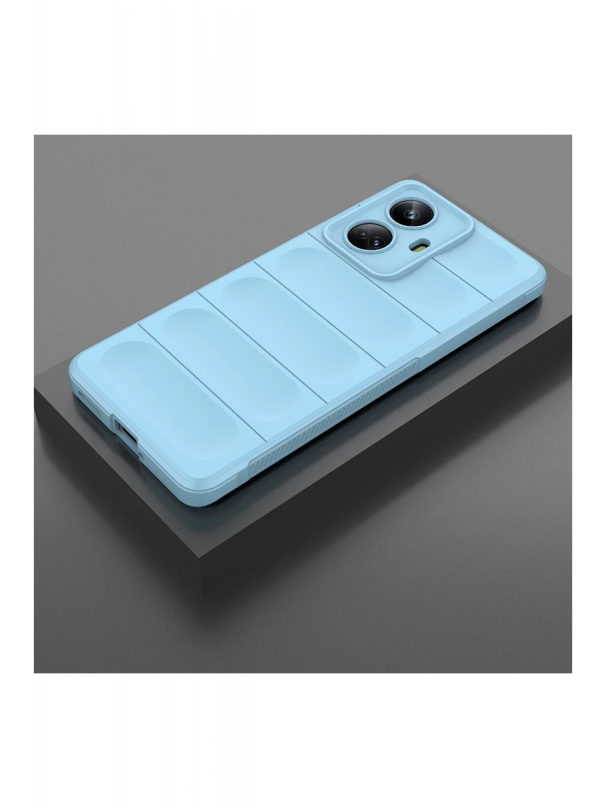Newface Realme 10 Pro 5G Kılıf Optimum Silikon - Sky Blue