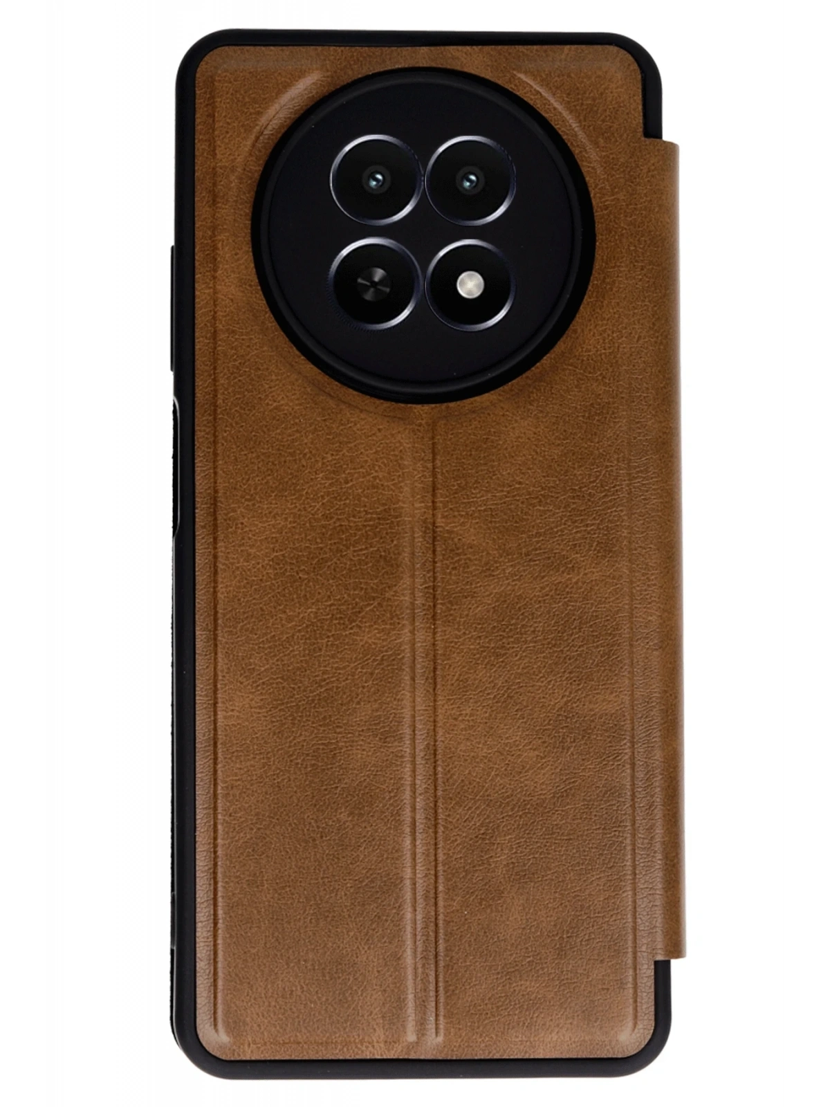 Newface Realme 12 5G Kılıf Flip Cover - Taba