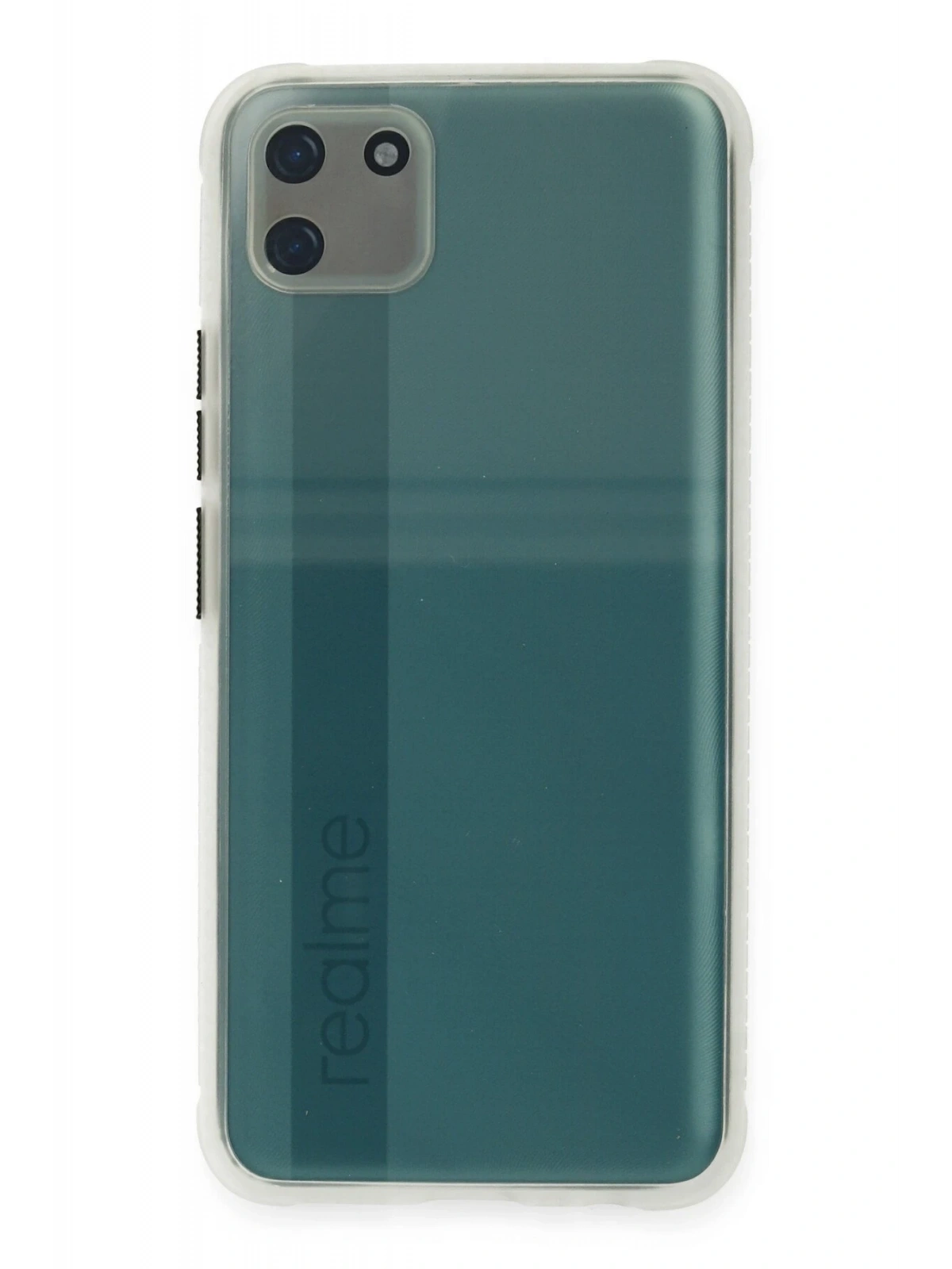 Newface Realme C11 Kılıf Miami Şeffaf Silikon - Şeffaf