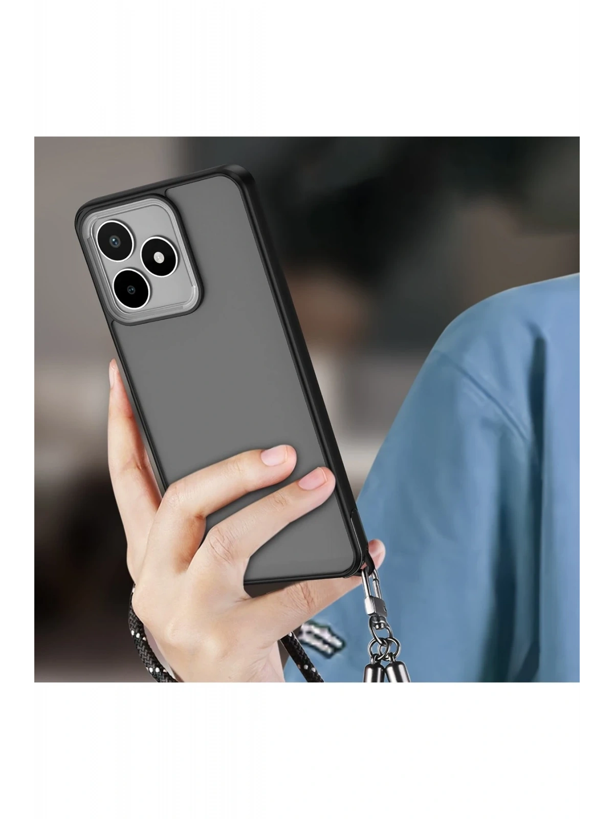 Newface Realme C53 Kılıf Elegant Kapak - Derin Mor