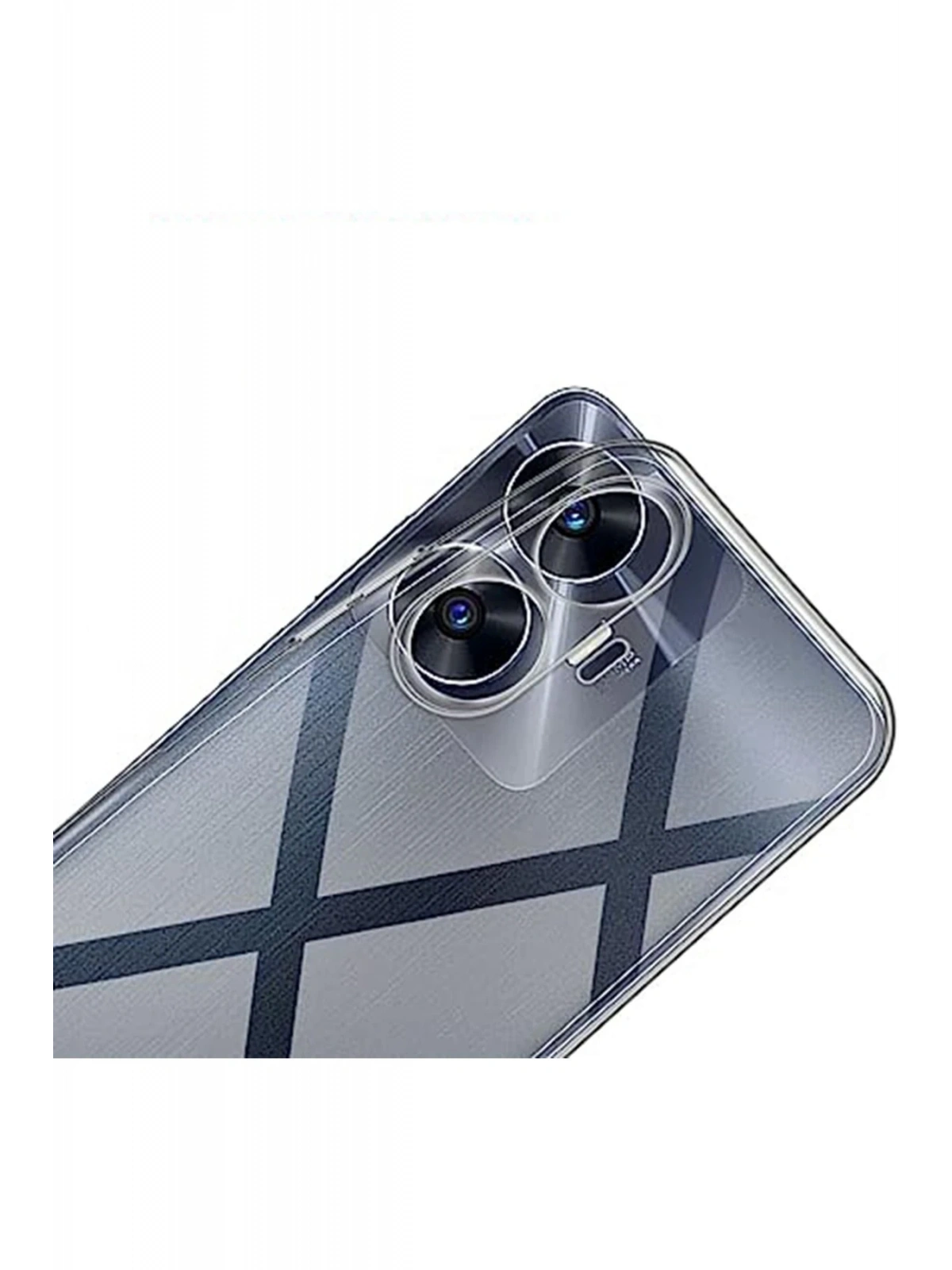 Newface Realme C55 Kılıf Lüx Şeffaf Silikon