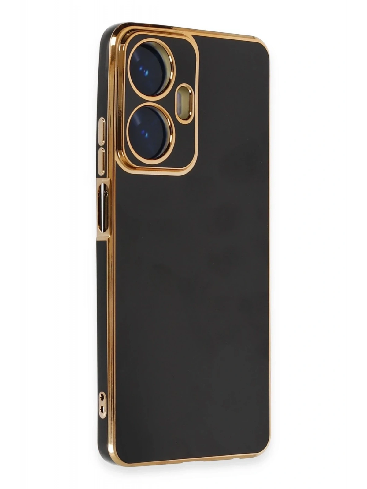Newface Realme C55 Kılıf Volet Silikon - Siyah