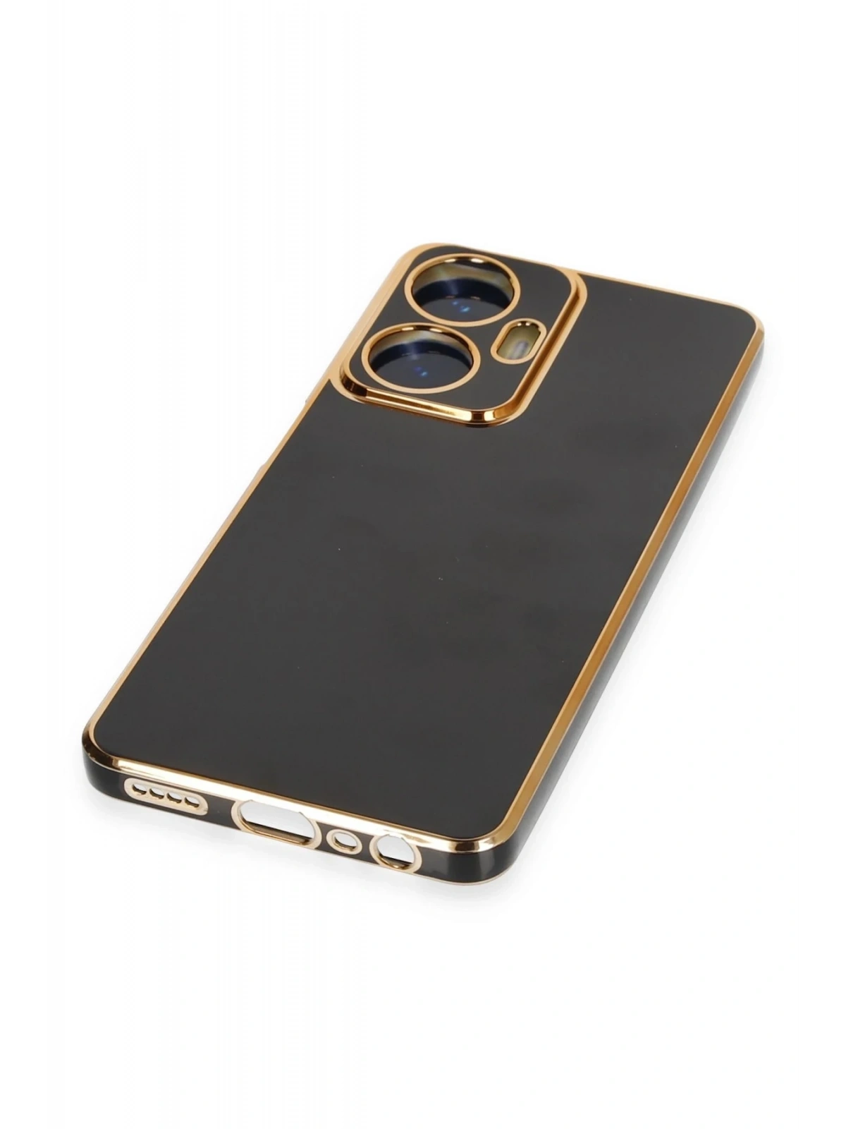 Newface Realme C55 Kılıf Volet Silikon - Siyah