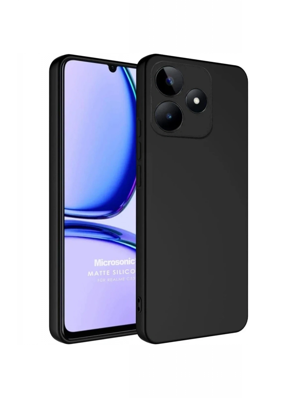 Newface Realme C61 Kılıf First Silikon - Siyah