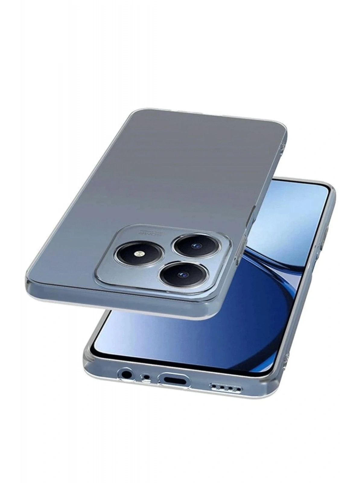 Newface Realme C61 Kılıf Lüx Şeffaf Silikon