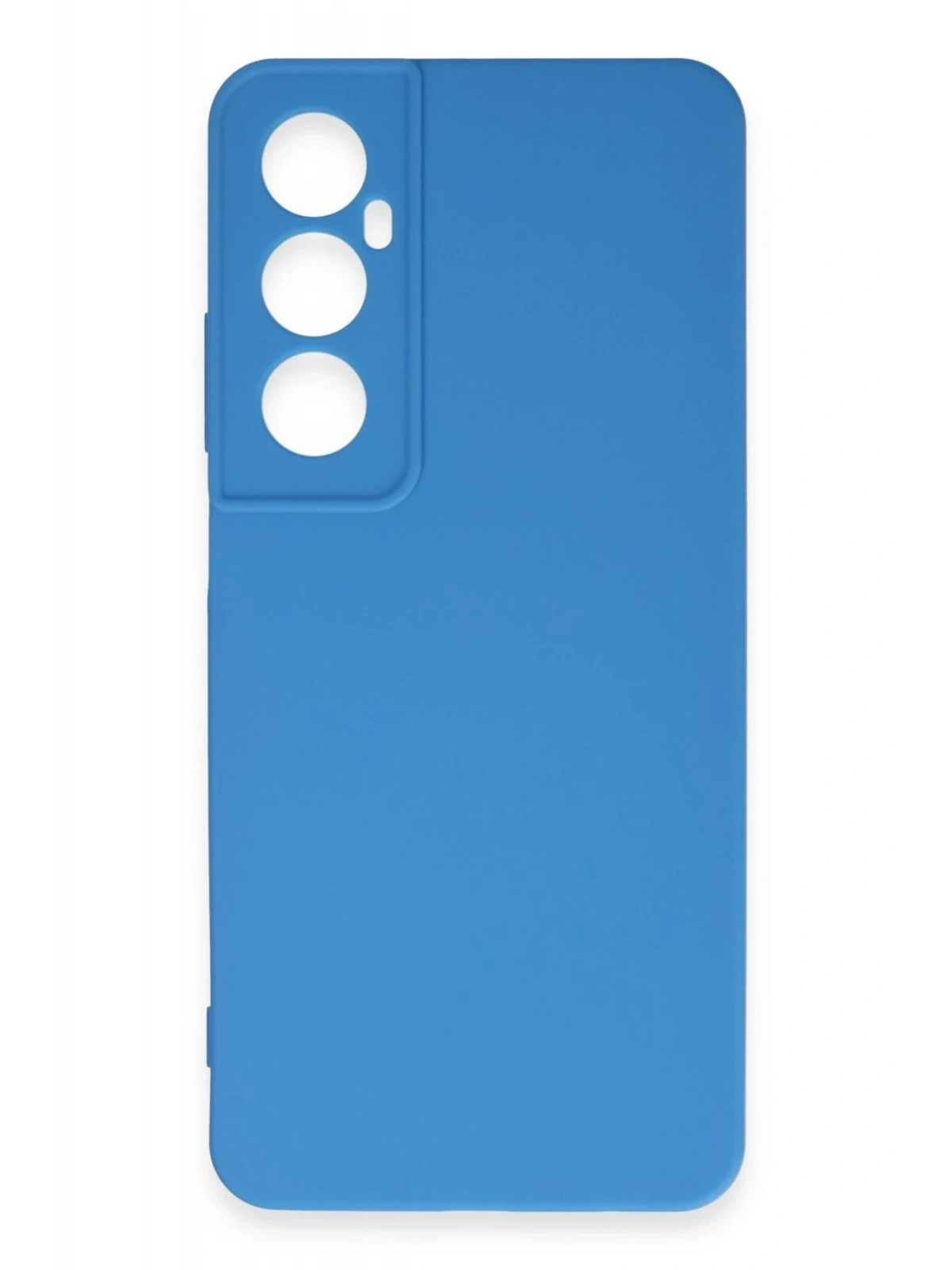 Newface Realme C65 Kılıf First Silikon - Mavi