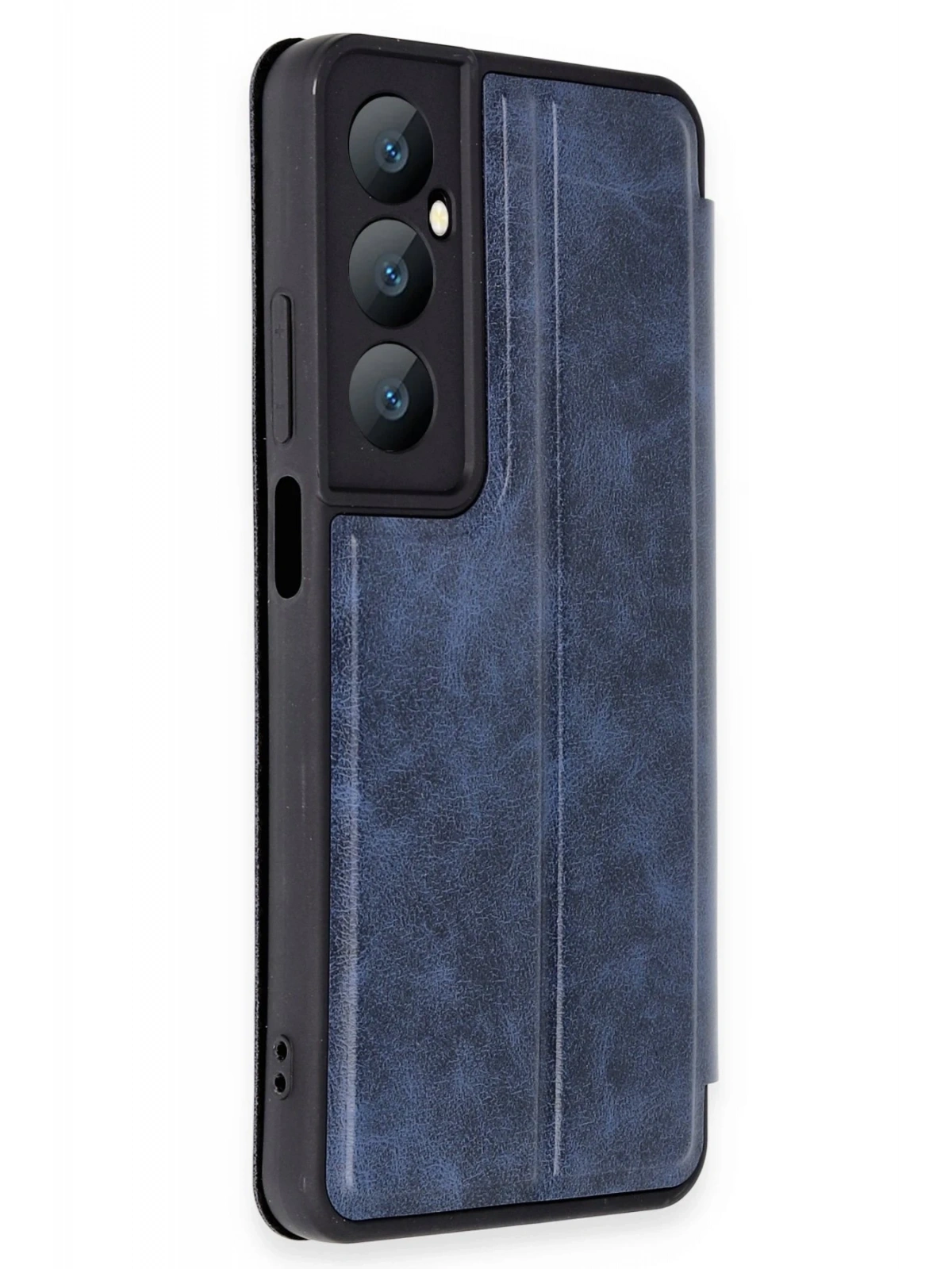 Newface Realme C65 Kılıf Flip Cover - Lacivert