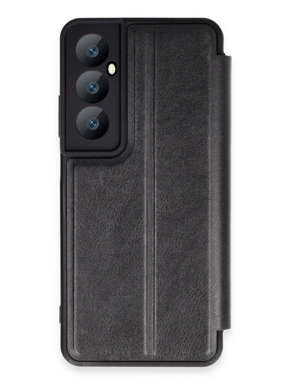 Newface Realme C65 Kılıf Flip Cover - Siyah