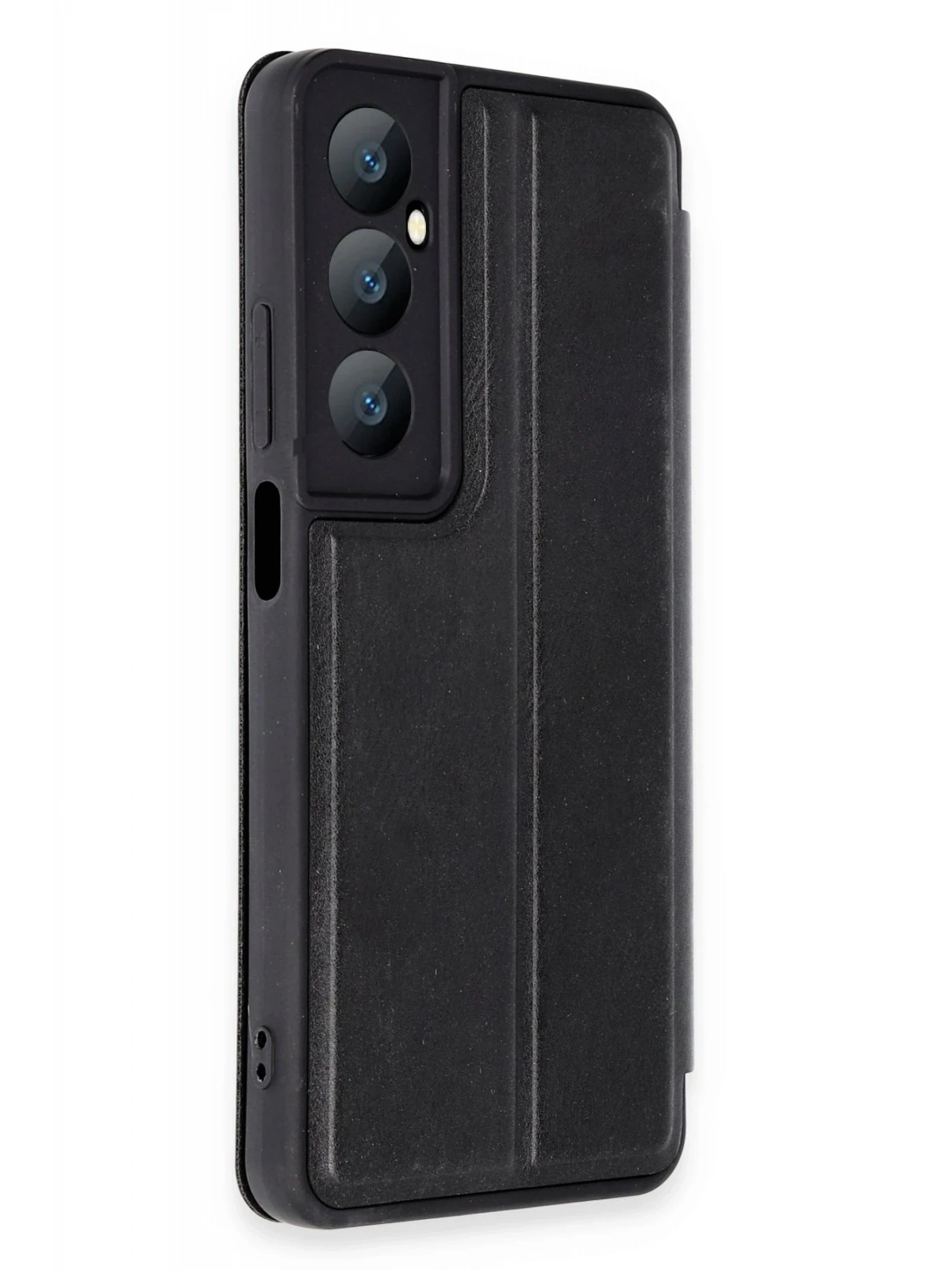 Newface Realme C65 Kılıf Flip Cover - Siyah