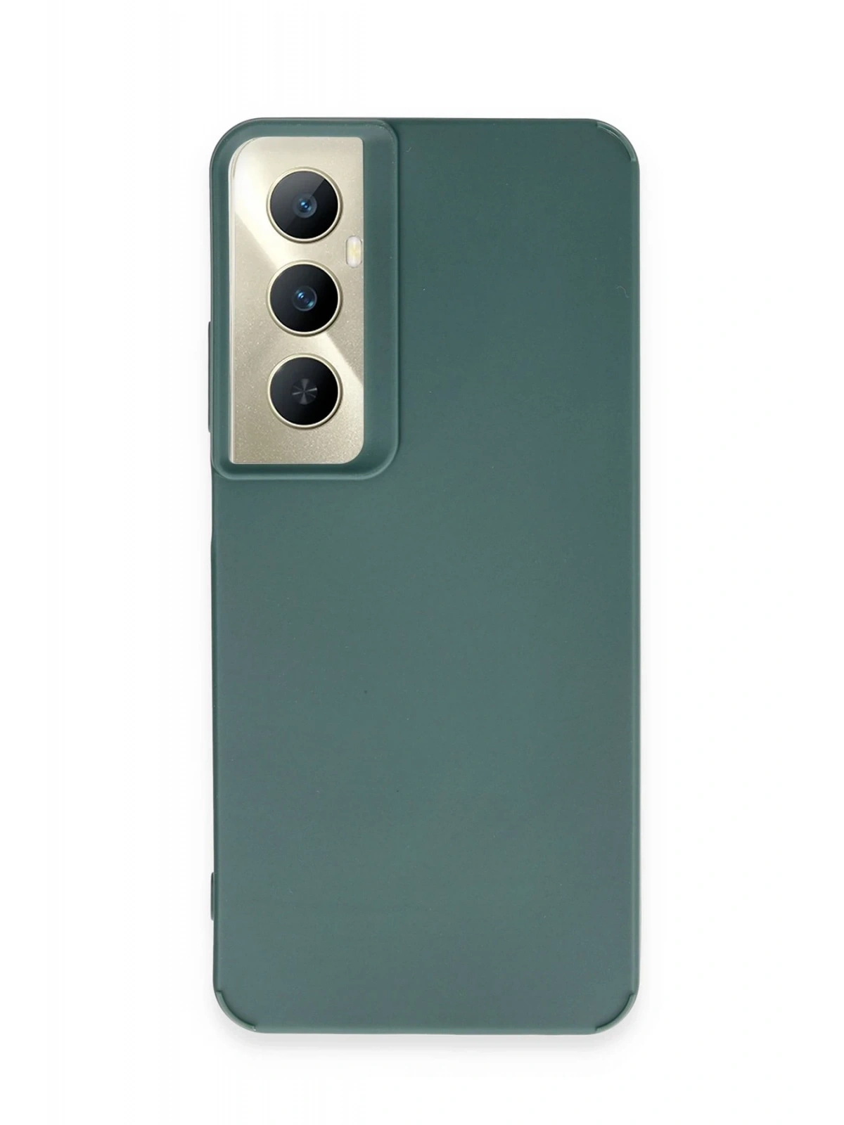 Newface Realme C65 Kılıf Petro Silikon - Koyu Yeşil