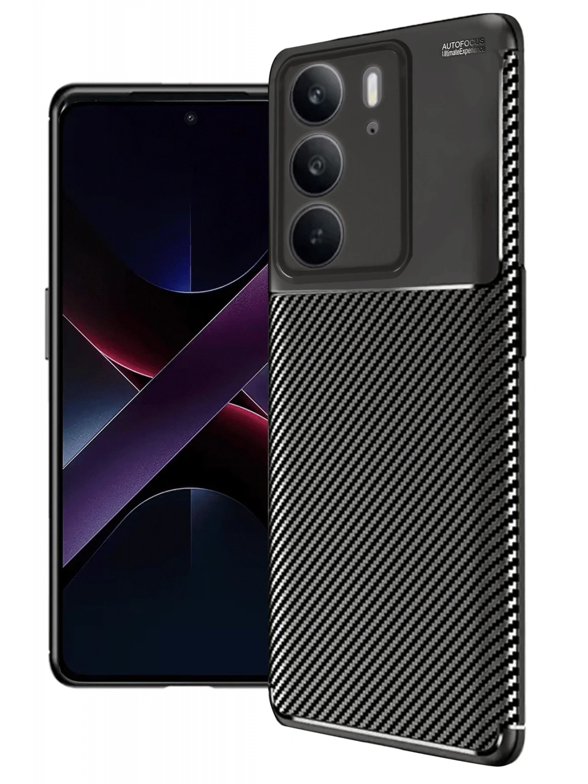 Newface Realme C75 4G Auto Focus Karbon Kapak - Siyah