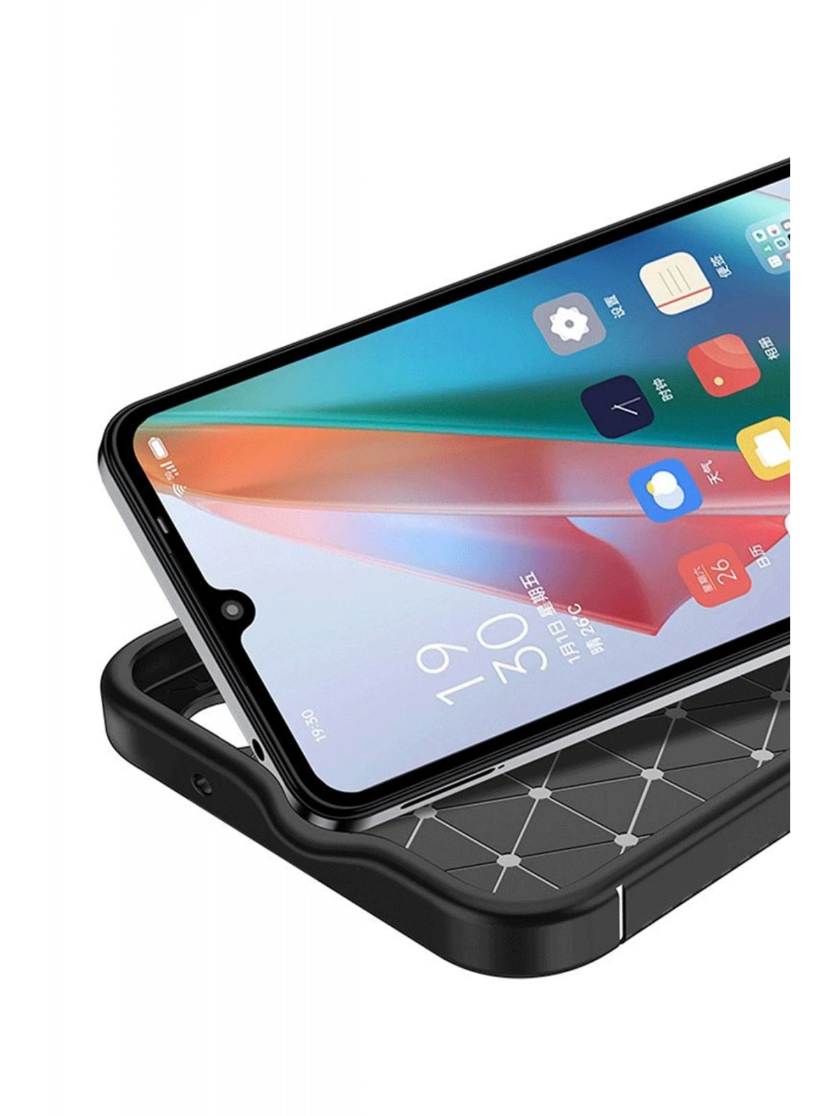 Newface Realme C75 4G Auto Focus Karbon Kapak - Siyah