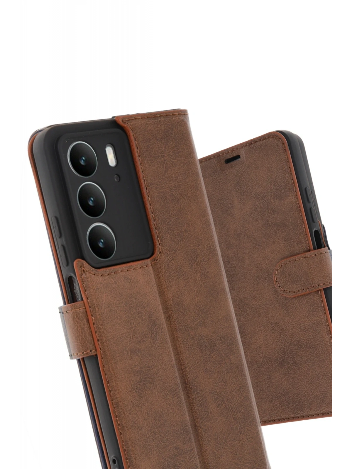 Newface Realme C75 4G Trend S Plus Kapaklı Kılıf - Taba