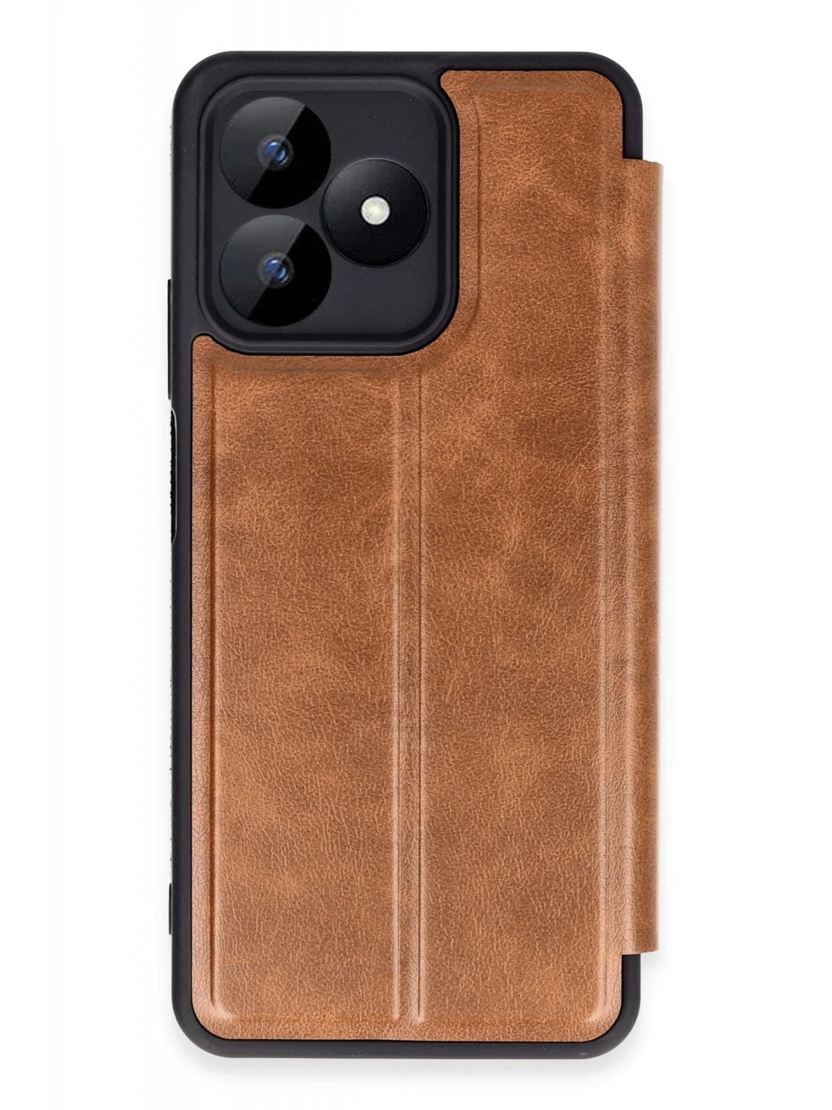 Newface Realme Note 50 4G Kılıf Flip Cover - Taba
