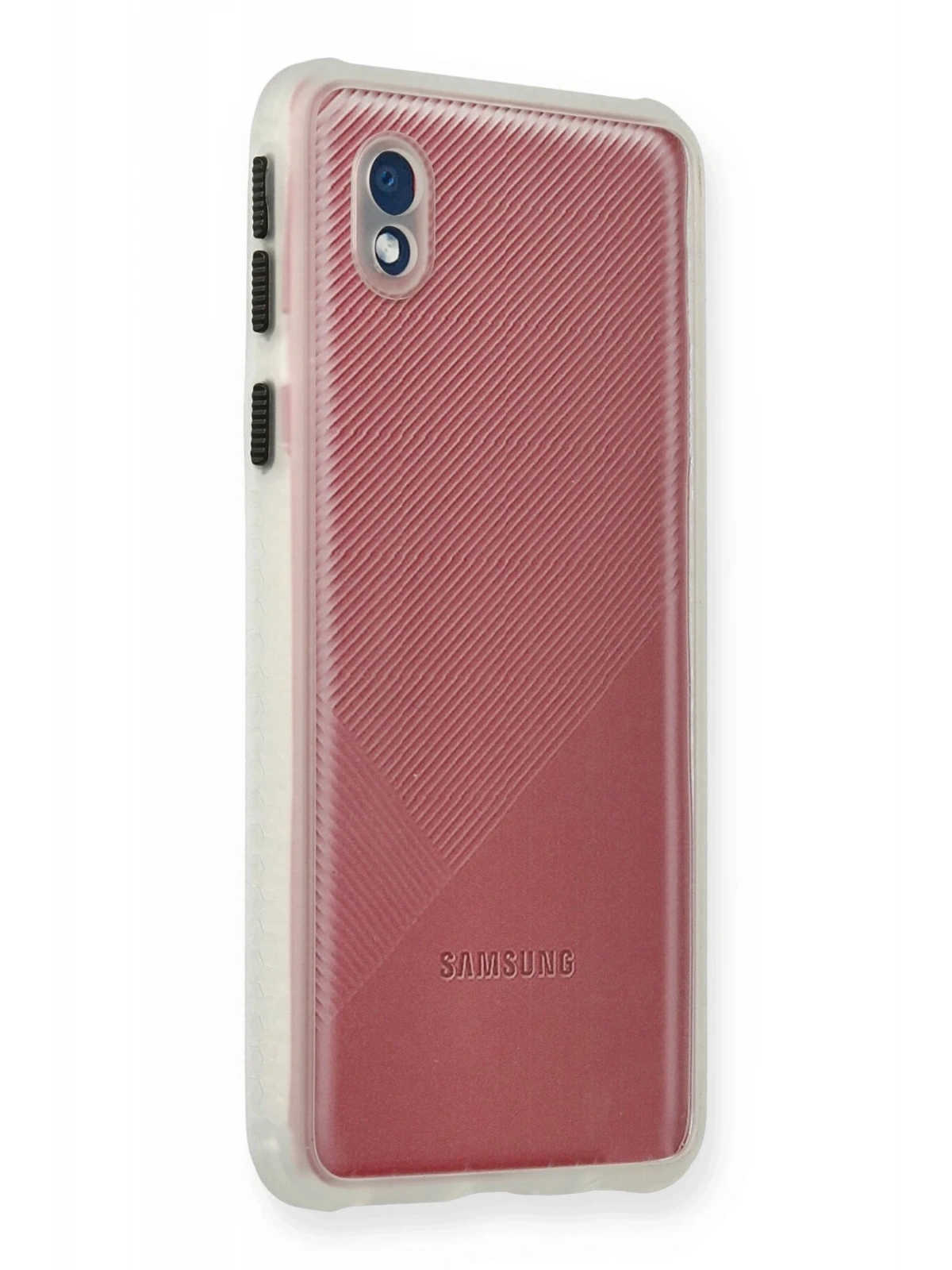Newface Samsung Galaxy A01 Core Kılıf Miami Şeffaf Silikon - Şeffaf