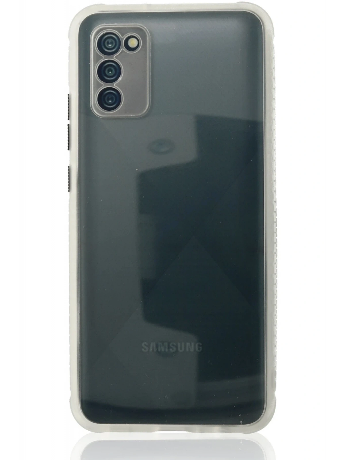 Newface Samsung Galaxy A02S Kılıf Miami Şeffaf Silikon - Şeffaf