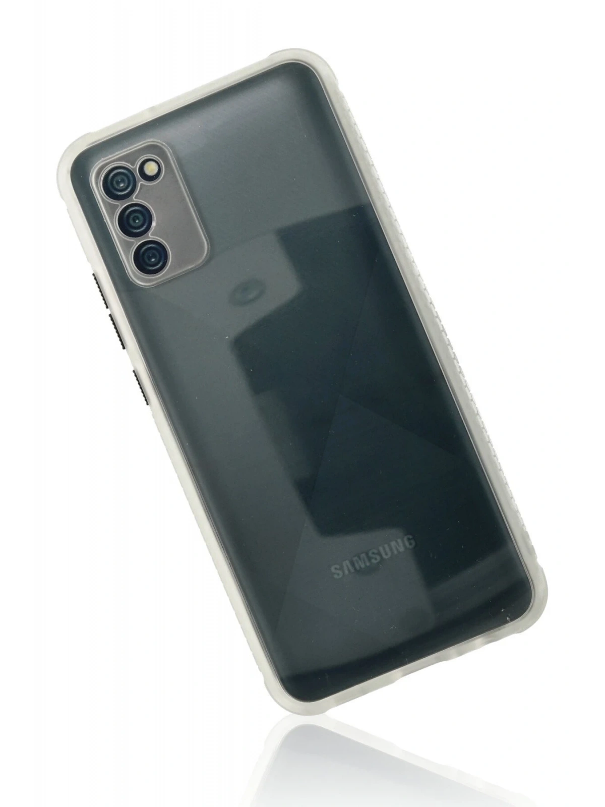 Newface Samsung Galaxy A02S Kılıf Miami Şeffaf Silikon - Şeffaf