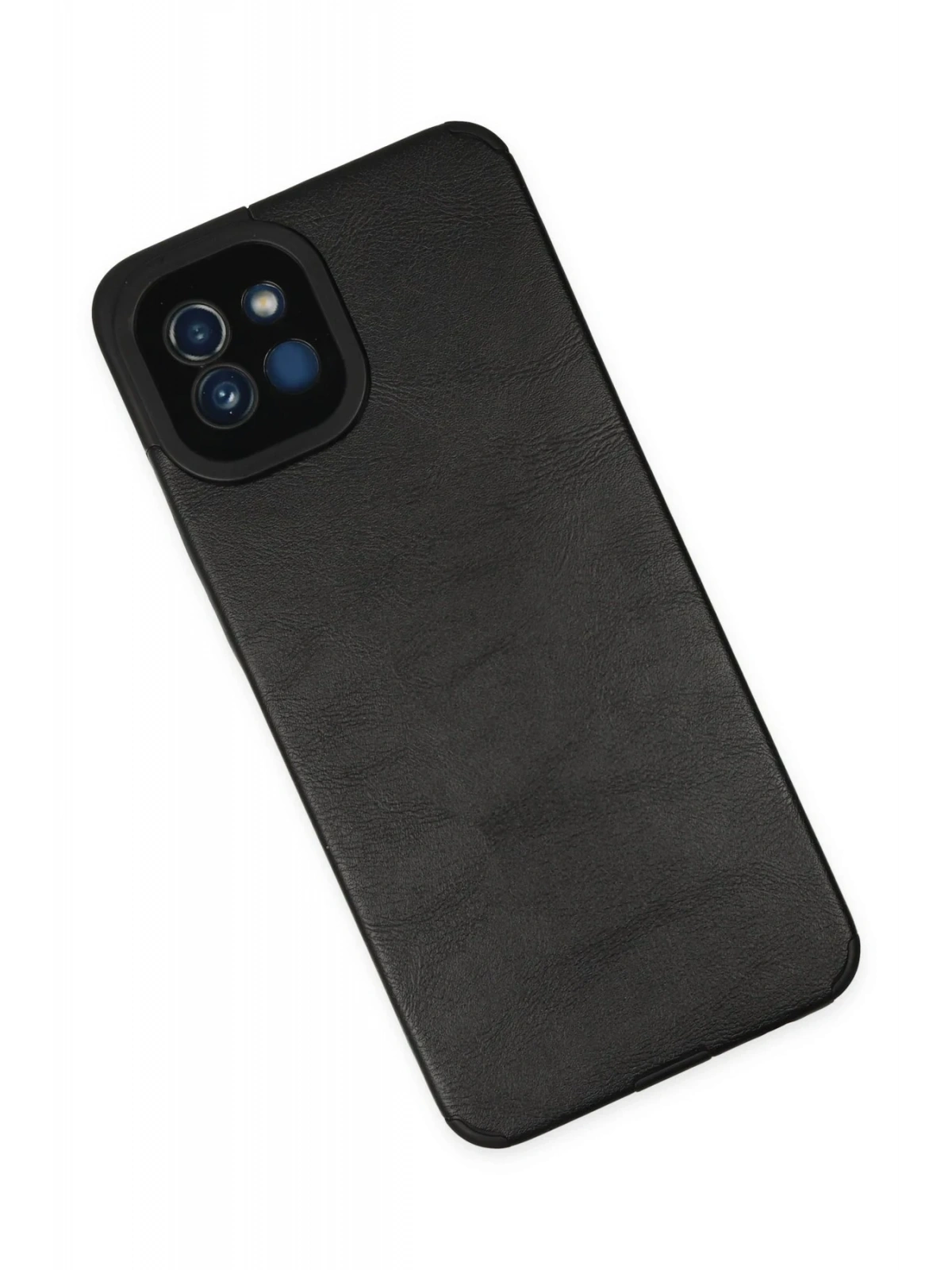 Newface Samsung Galaxy A03 Kılıf Loop Deri Silikon - Siyah