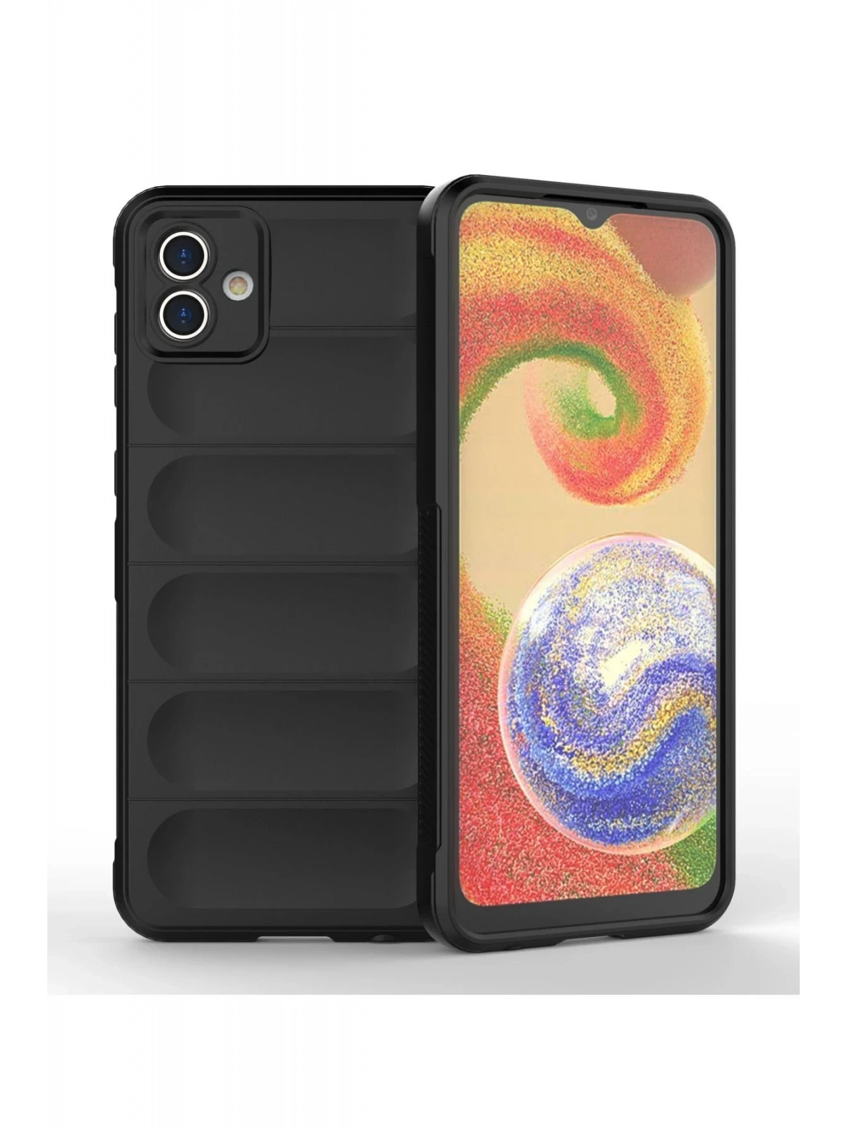 Newface Samsung Galaxy A04 Kılıf Optimum Silikon - Siyah