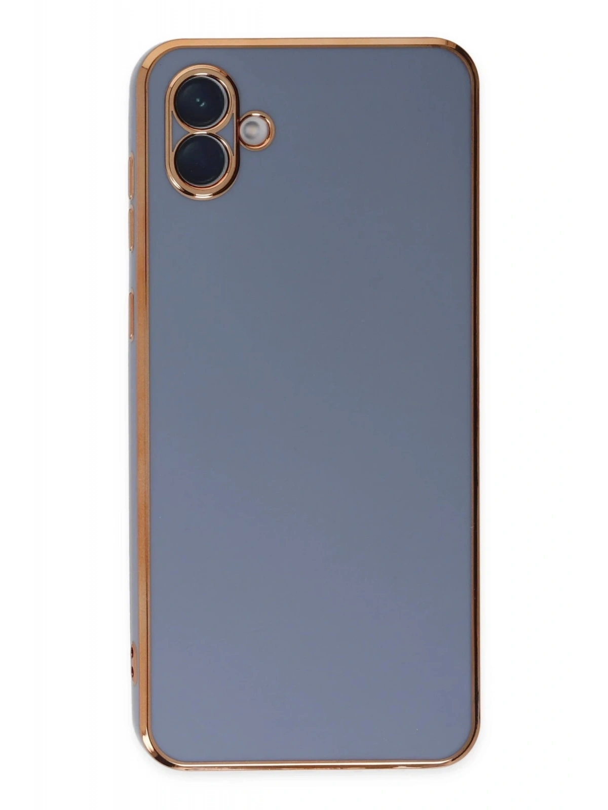 Newface Samsung Galaxy A04 Kılıf Volet Silikon - Mavi