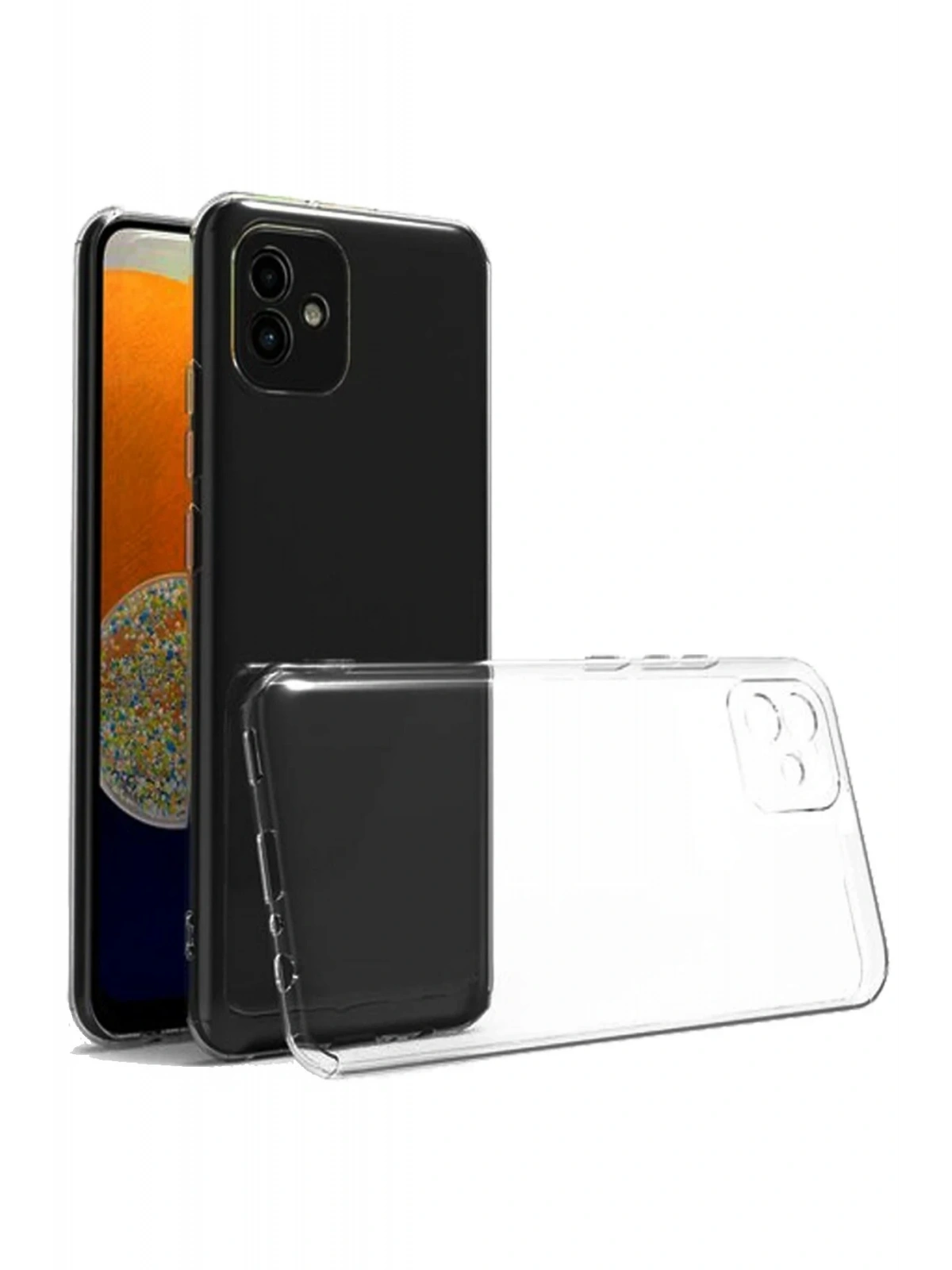 Newface Samsung Galaxy A05 Kılıf Lüx Şeffaf Silikon