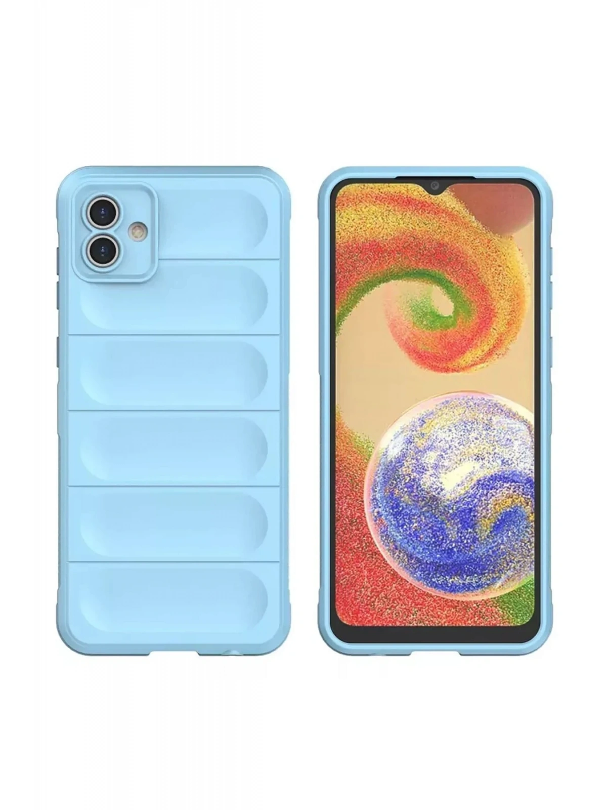Newface Samsung Galaxy A05 Kılıf Optimum Silikon - Sky Blue