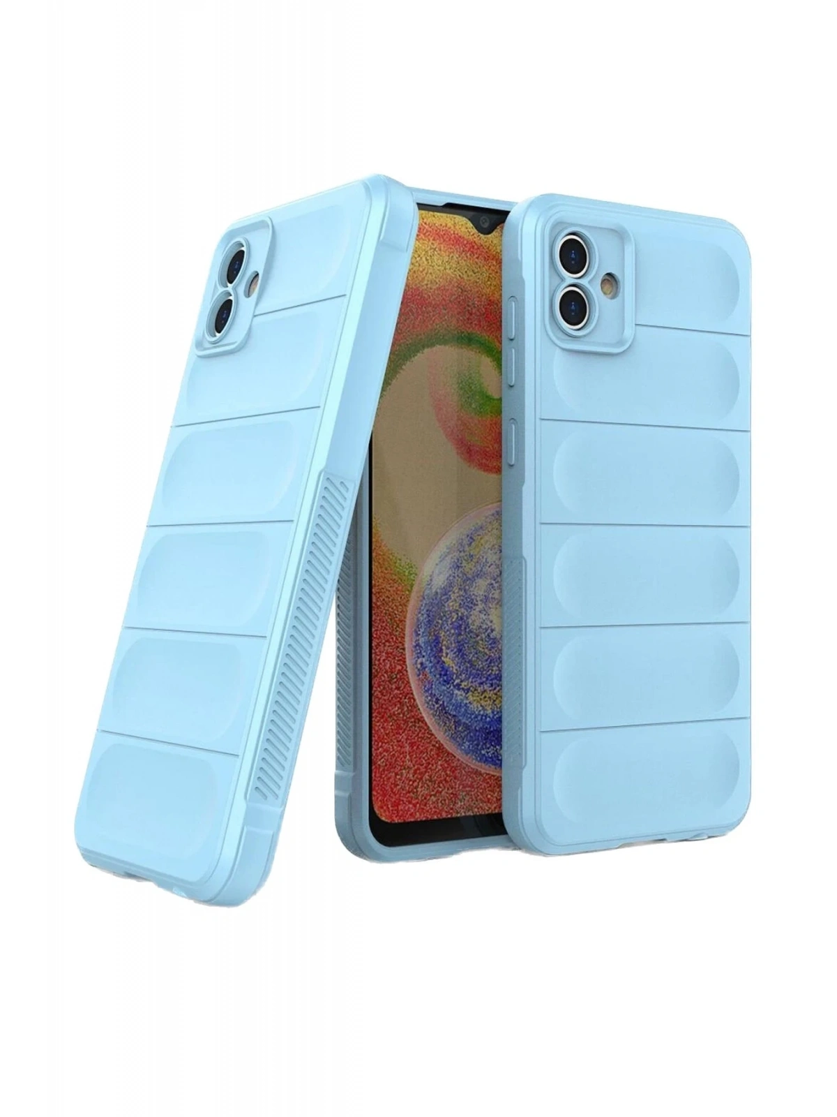 Newface Samsung Galaxy A05 Kılıf Optimum Silikon - Sky Blue