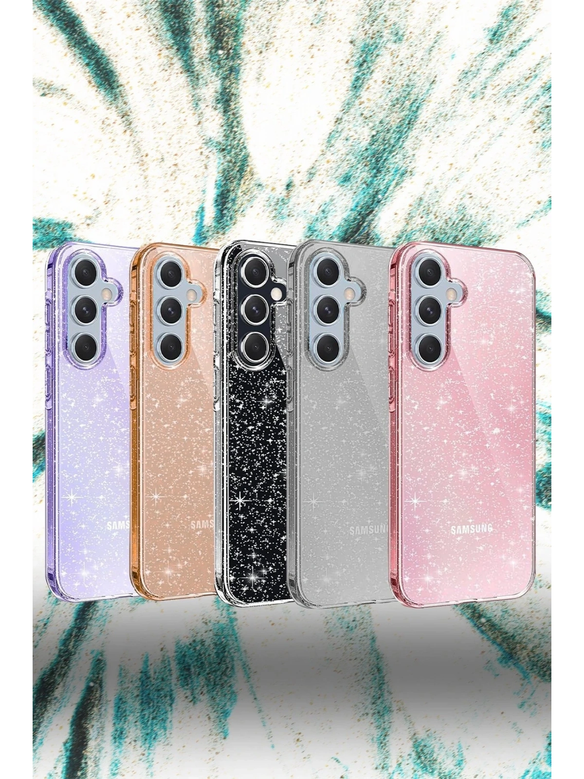 Newface Samsung Galaxy A05S Kılıf Glow Kapak - Şeffaf